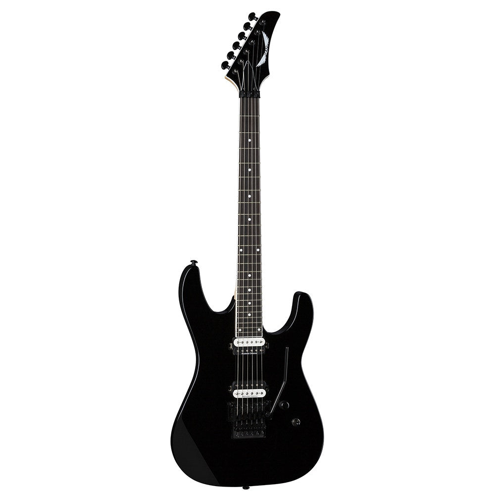 Dean Guitars Modern 24 Select Floyd Classic Black Electric Guitar, Black