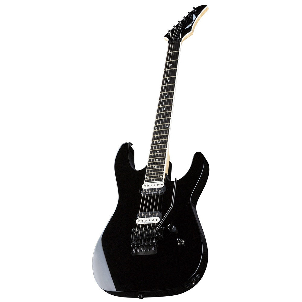 Dean Guitars Modern 24 Select Floyd Classic Black Electric Guitar, Black