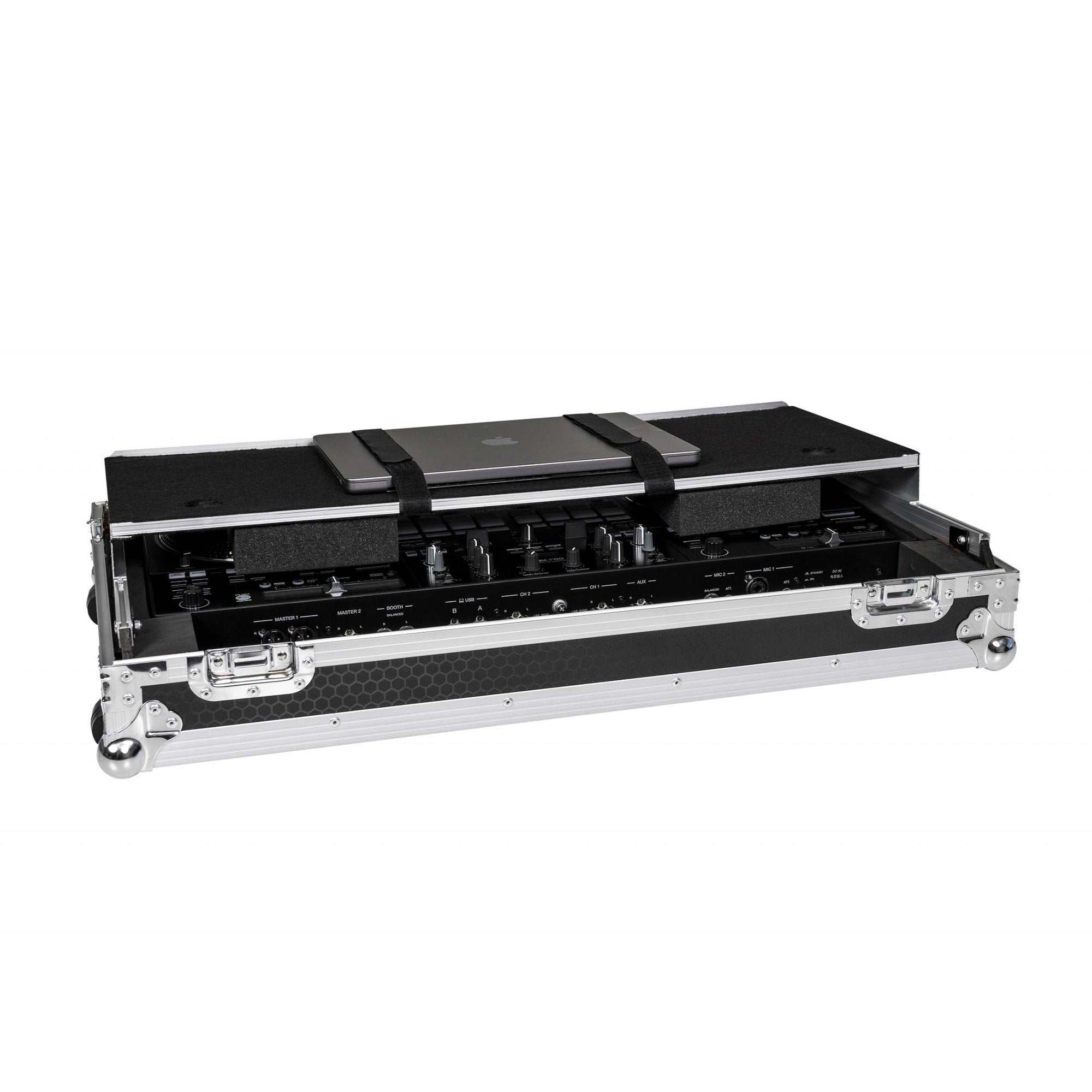 Headliner HL10008 Flight Case w/ Laptop Platform & Wheels for Pioneer DJ DDJ-REV7