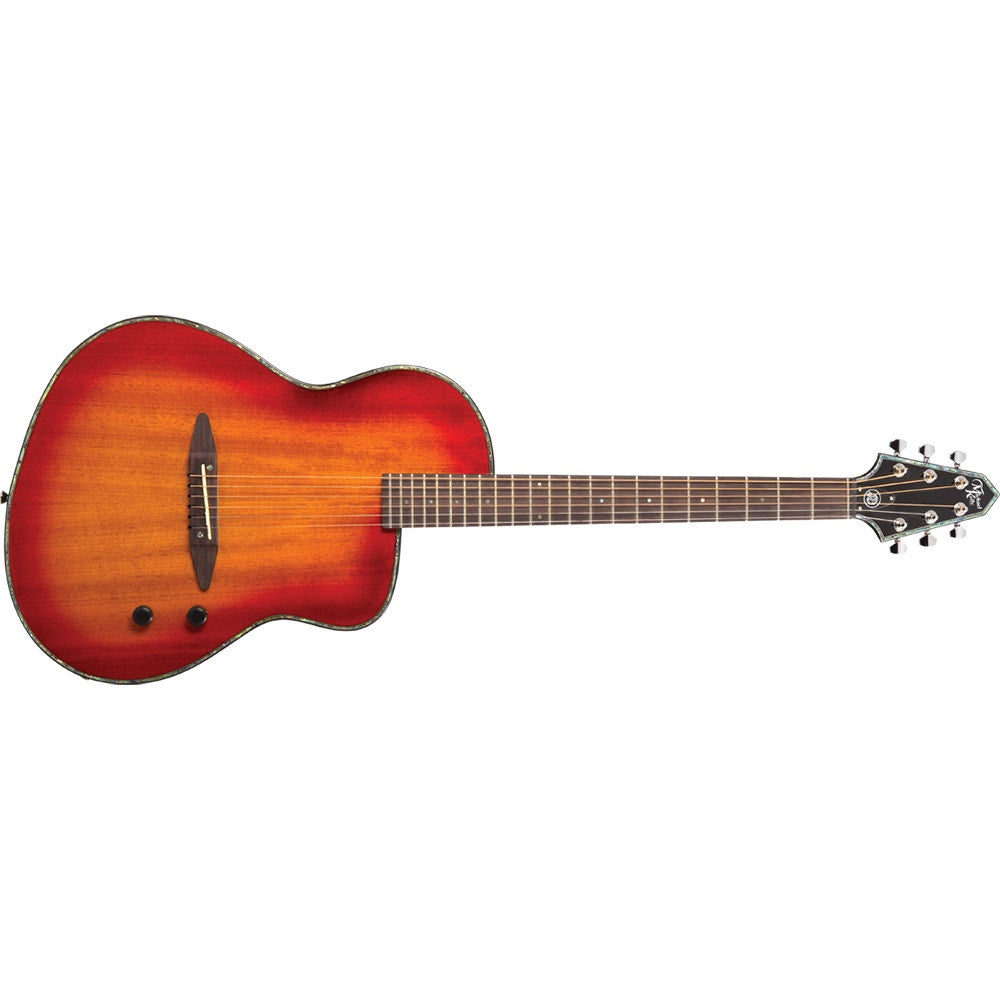 Michael Kelly Guitars MKS6SBCSPSW Rick Turner S6 Acoustic Electric Guitar, High Gloss Sunburst