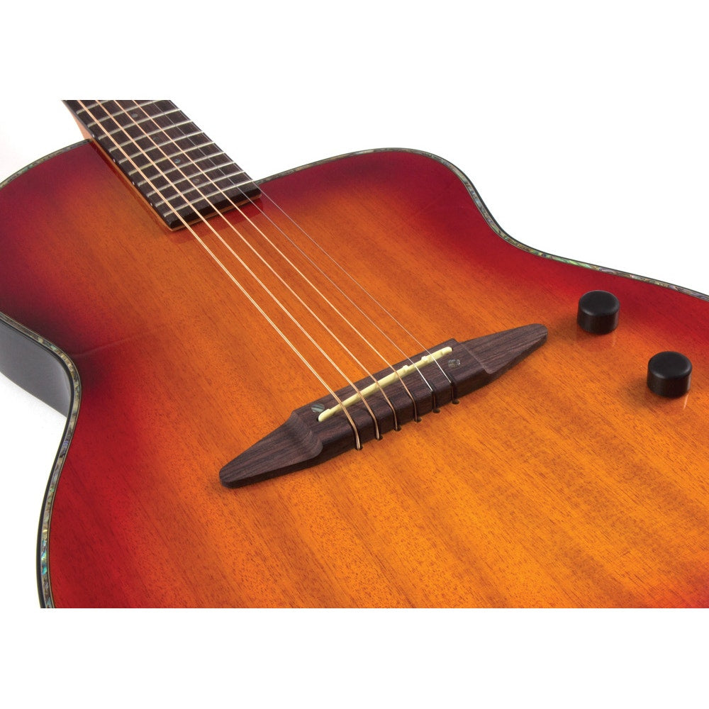 Michael Kelly Guitars MKS6SBCSPSW Rick Turner S6 Acoustic Electric Guitar, High Gloss Sunburst