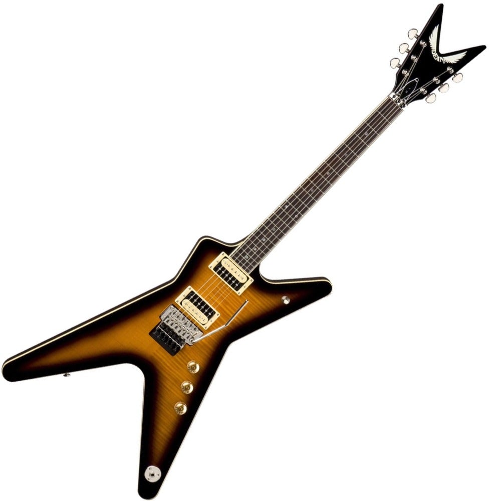 Dean Guitars ML79 Electric Guitar with Floyd Rose Tremolo (Trans Brazilia)
