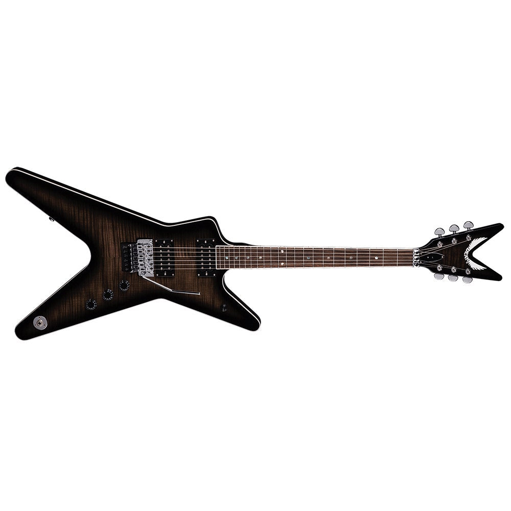 Dean ML 79 Floyd Electric Guitar with Case - Trans Black (B-STOCK)