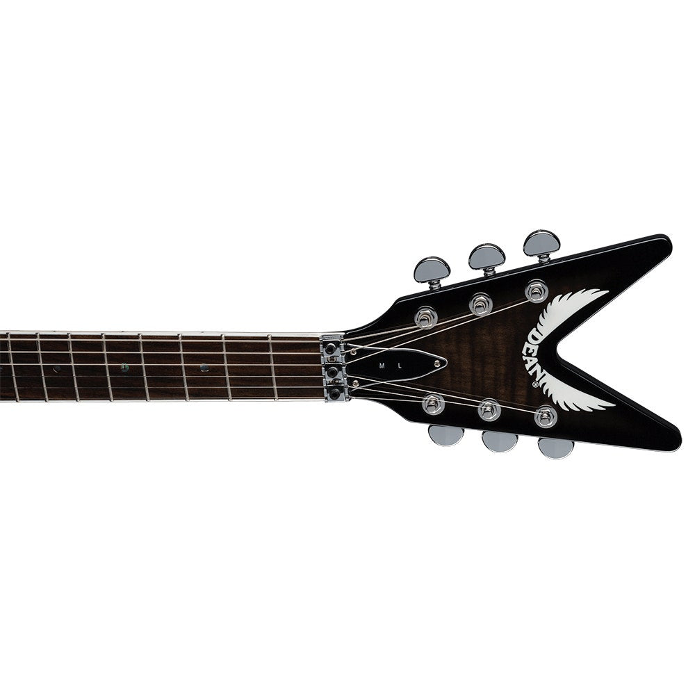 Dean ML 79 Floyd Electric Guitar with Case - Trans Black (B-STOCK)