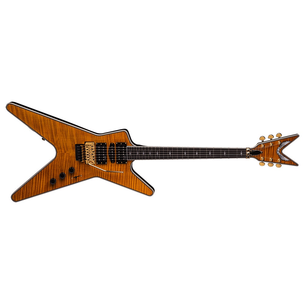 Dean ML Switchblade Floyd Electric Guitar, HSH, Case - Trans Amber (B-STOCK)