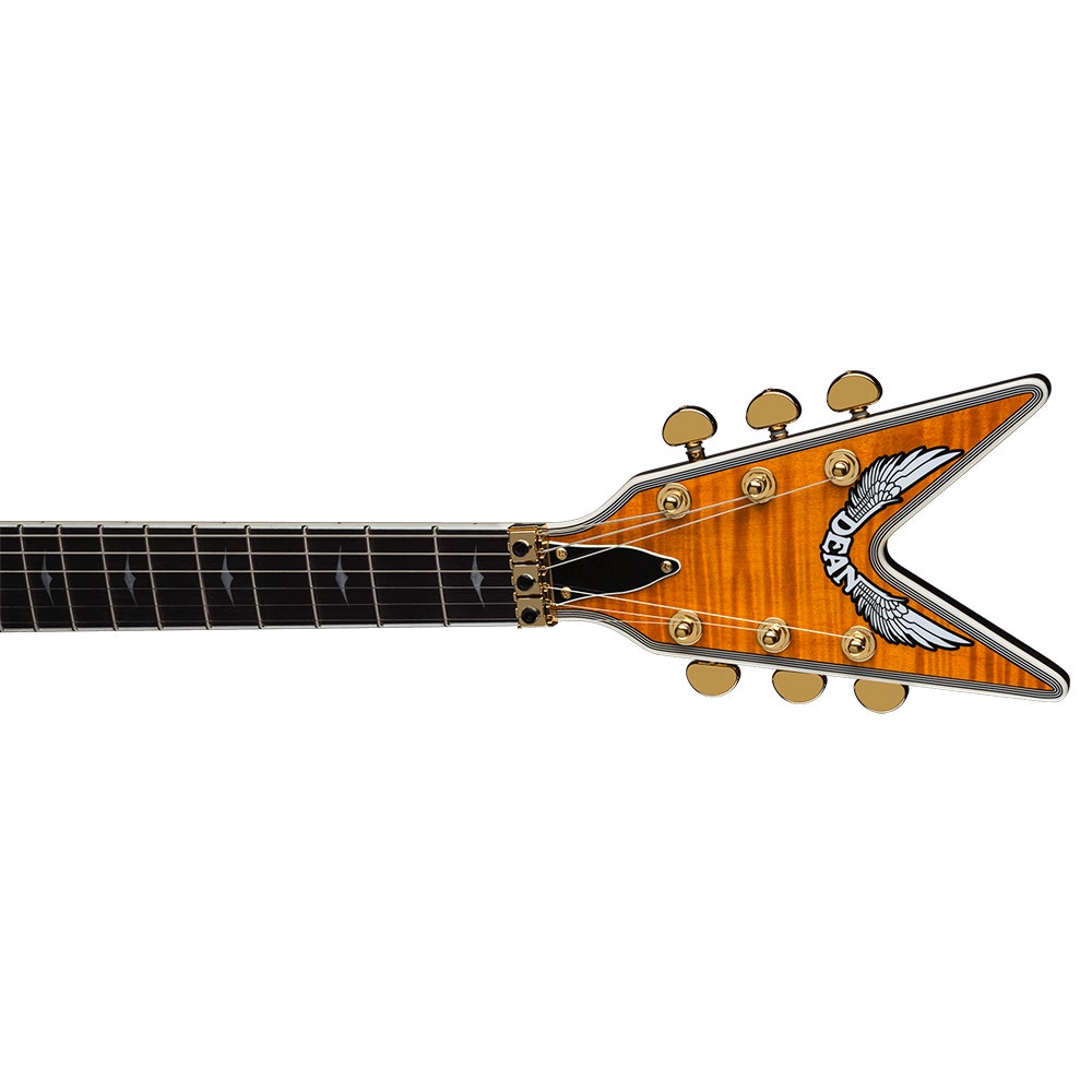 Dean ML Switchblade Floyd Electric Guitar, HSH, Case - Trans Amber (B-STOCK)