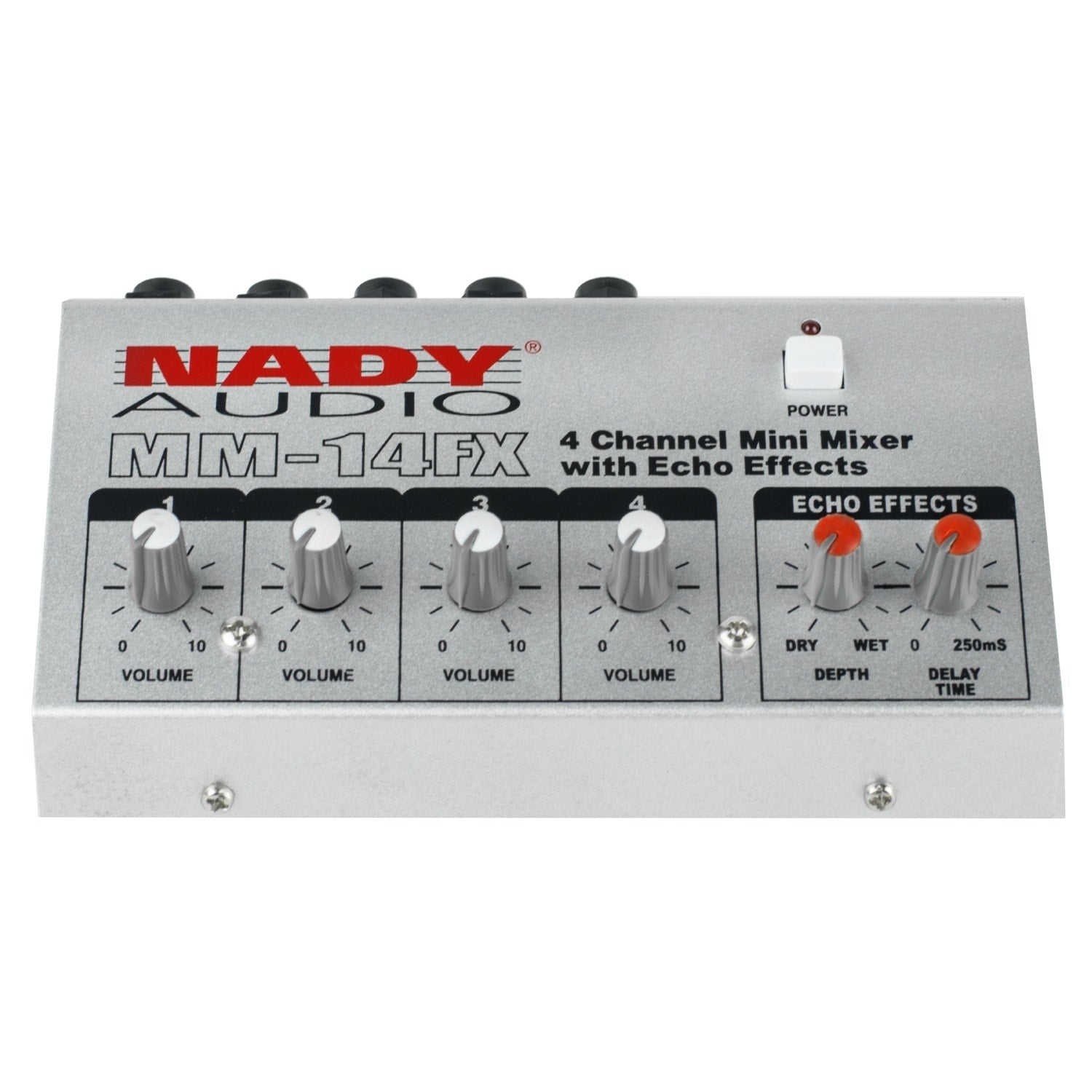 Nady MM-14FX Four Channel Mini Mixer with Built-In Echo Effects
