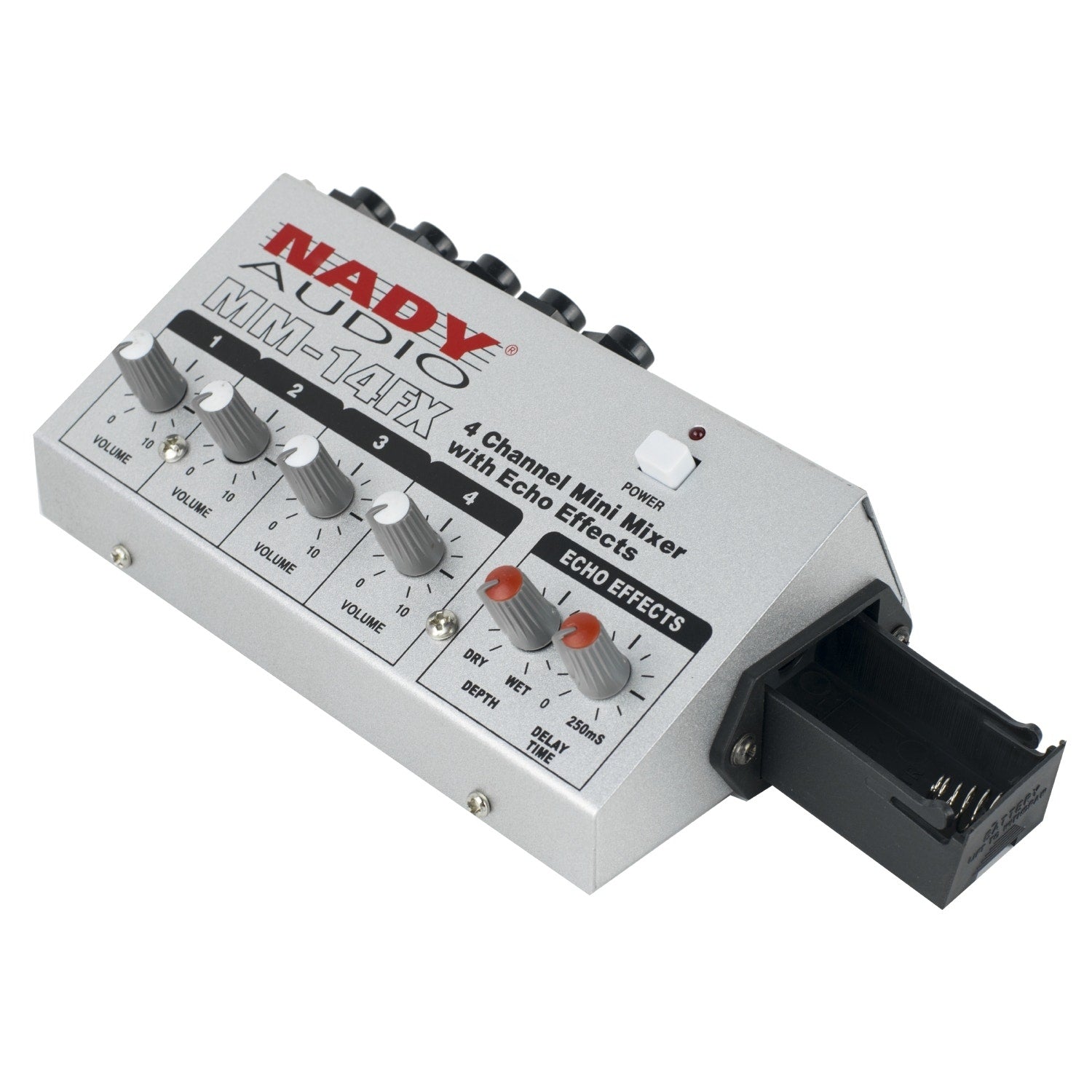 Nady MM-14FX Four Channel Mini Mixer with Built-In Echo Effects