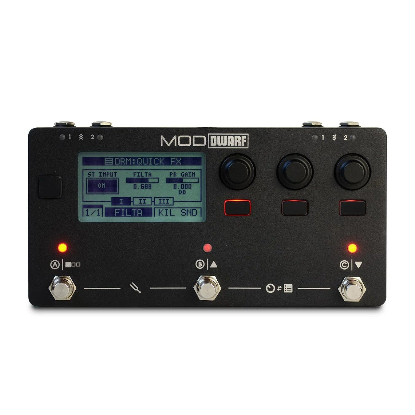 MOD Dwarf Standalone Modular Audio Processor Guitar / Synth Multi-Effects Pedal