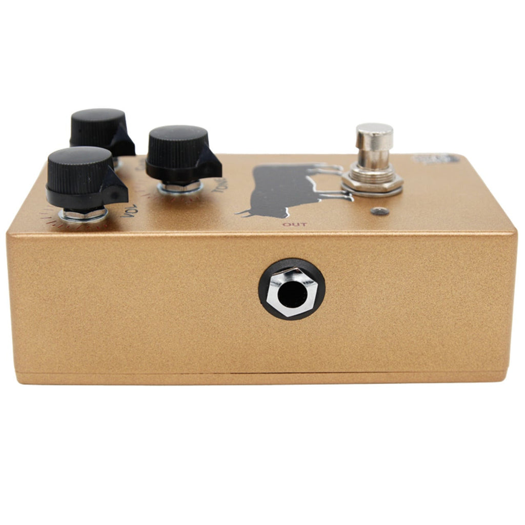 Mojo Hand FX Sacred Cow Professional Gold Overdrive Guitar Effect Pedal