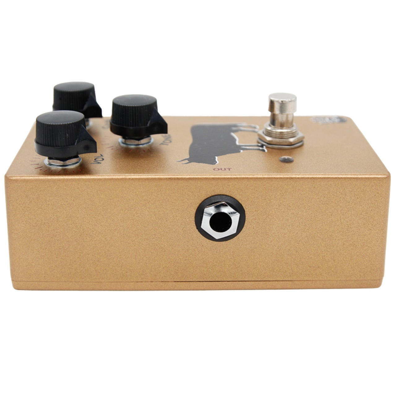 Mojo Hand FX Sacred Cow Professional Gold Overdrive Guitar Effect Pedal