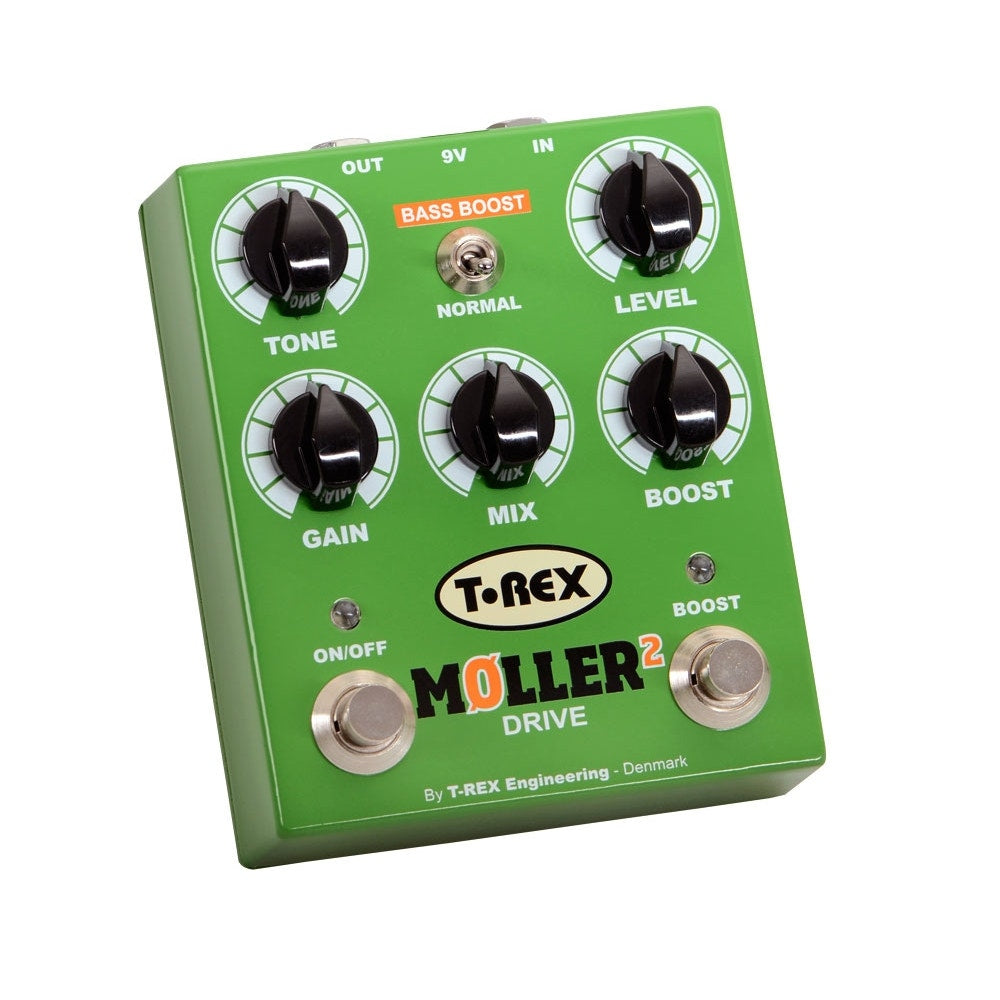 T-Rex Engineering Moller 2 Overdrive Guitar Effects Pedal with Clean Boost