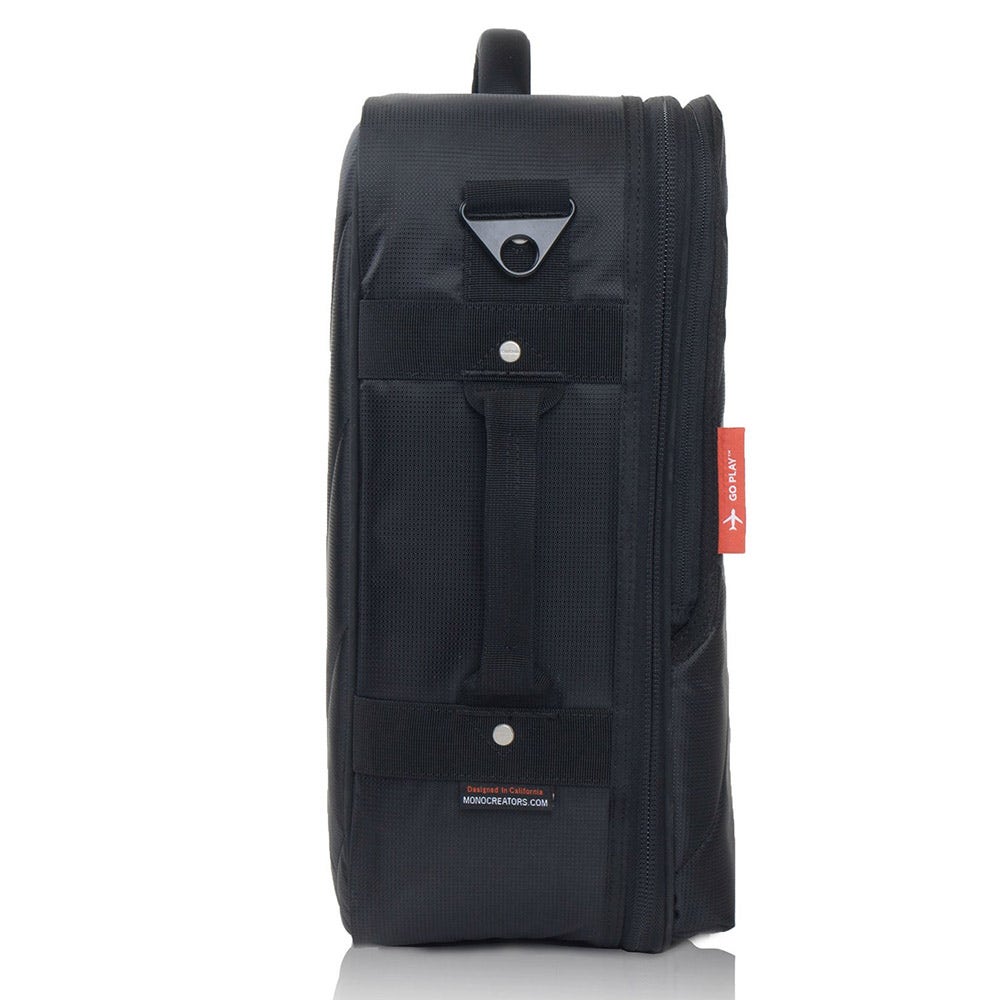 MONO PFX-PB-M-BLK-BDL Pedalboard Medium, Black and Tour Accessory Case 2.0, Black