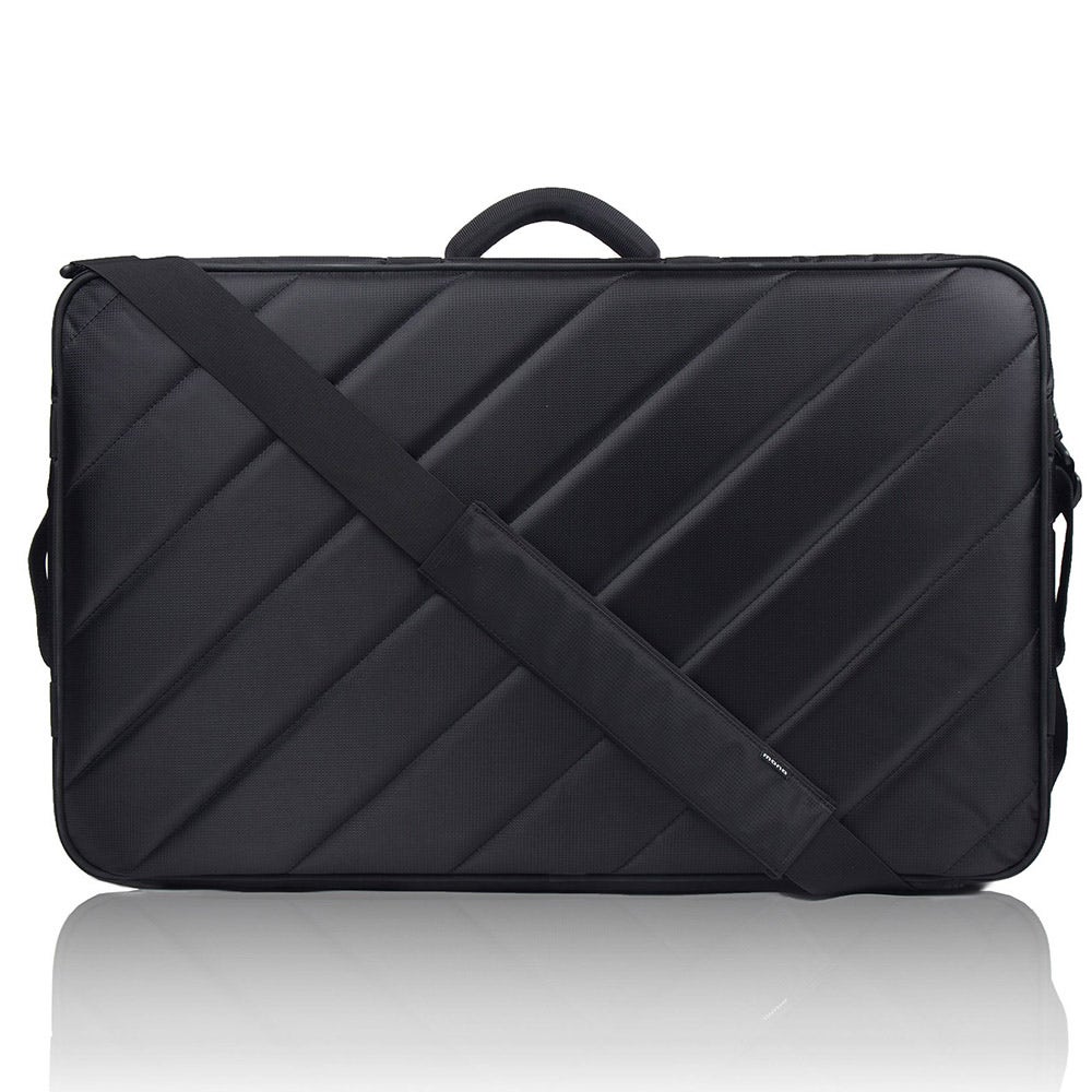 MONO PFX-PB-M-BLK-BDL Pedalboard Medium, Black and Tour Accessory Case 2.0, Black