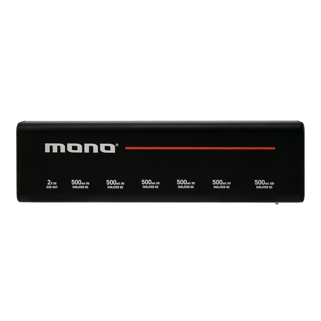 MONO PFX-PS-M-BLK-US Pedalboard Pedal Power Supply, Medium, US