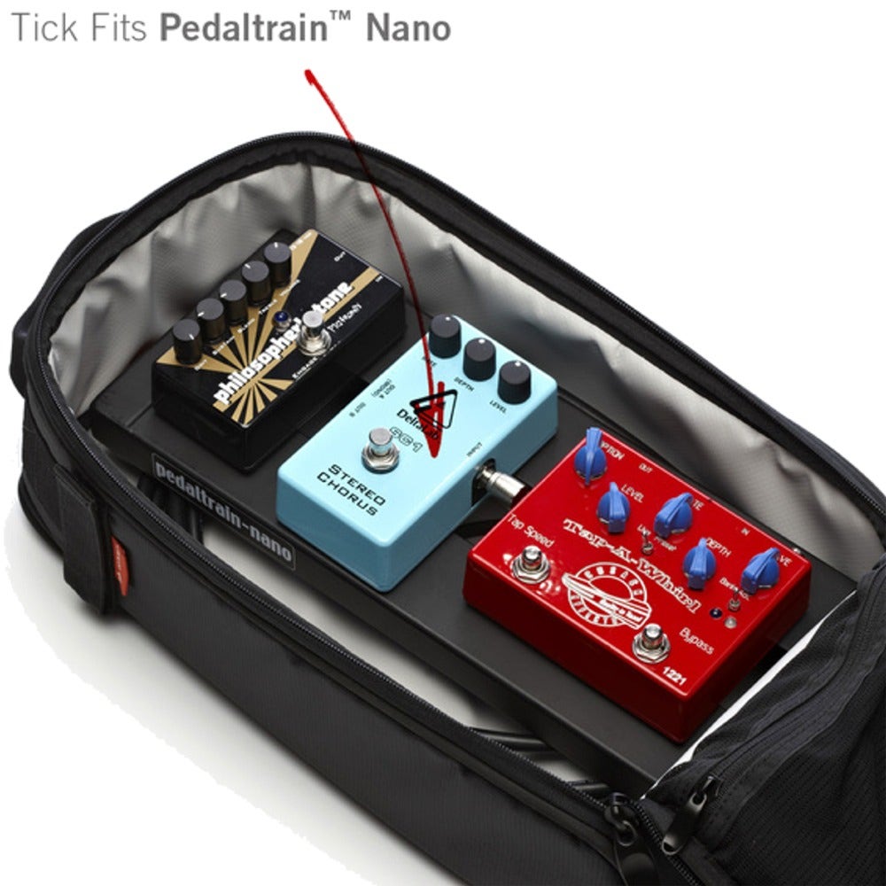 MONO Cases M80-TK1-BLK Guitar Tick Add-On Storage Module for Mono Guitar Cases Steel Gray