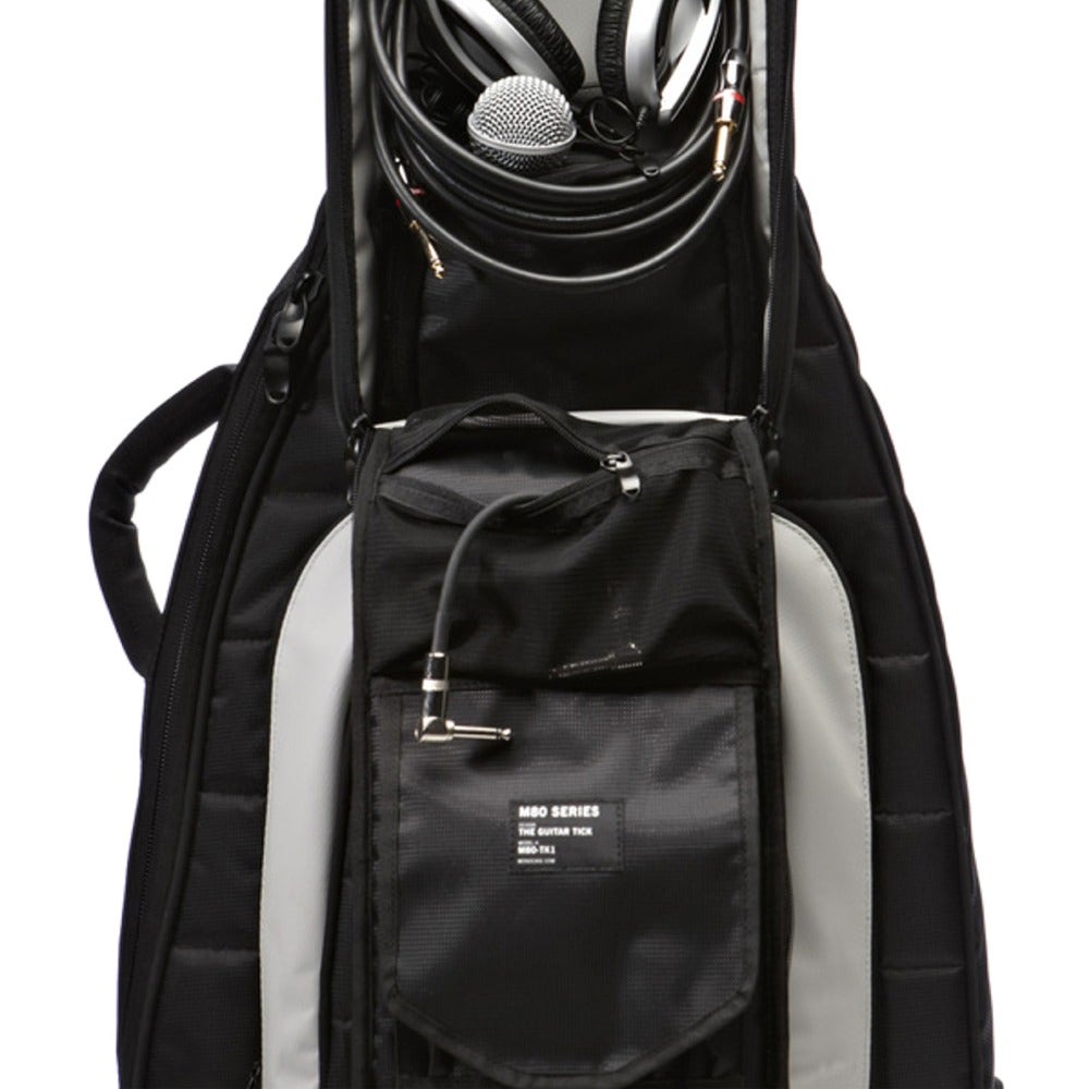 MONO Cases M80-TK1-BLK Guitar Tick Add-On Storage Module for Mono Guitar Cases Steel Gray