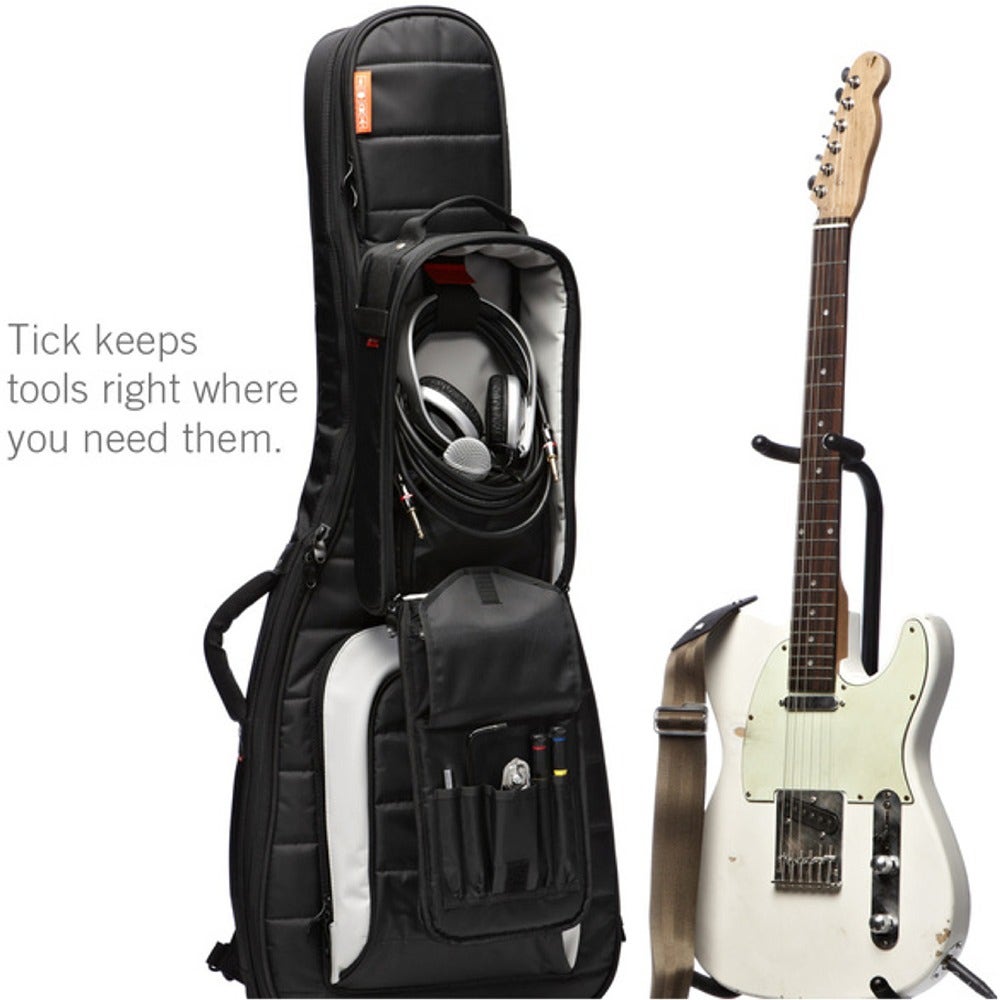 MONO Cases M80-TK1-BLK Guitar Tick Add-On Storage Module for Mono Guitar Cases Steel Gray