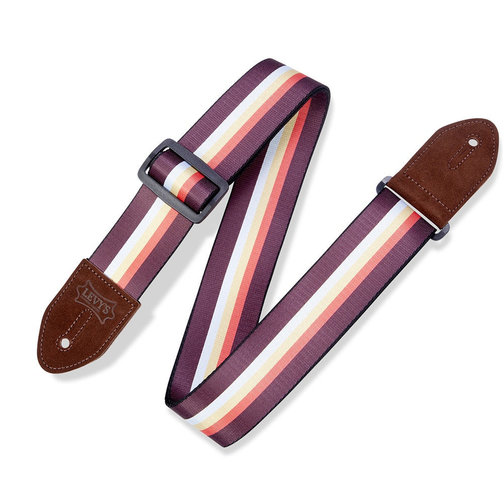Levy's Leathers MP2-001 Print Series 3-Bar Stripe Guitar Strap