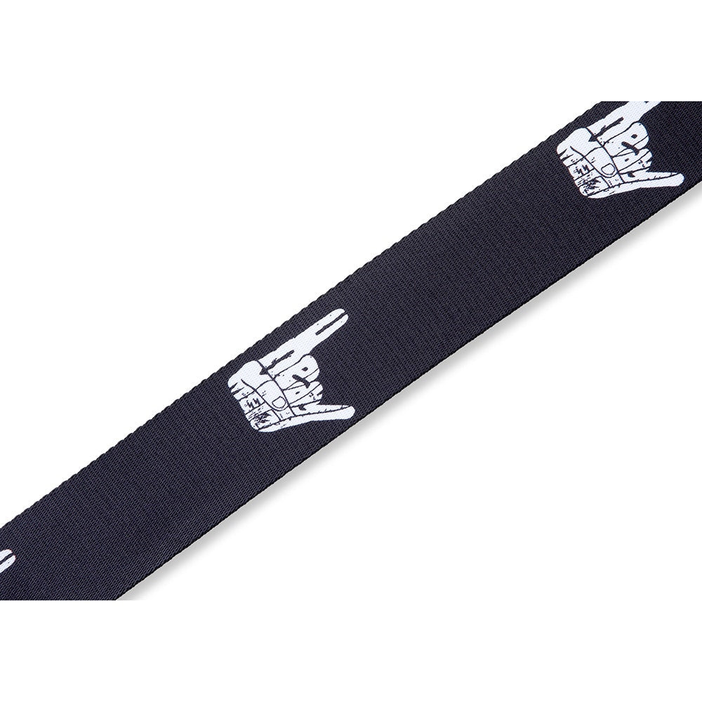 Levy's Leathers MP2-006 Print Series Heavy Metal Guitar Strap