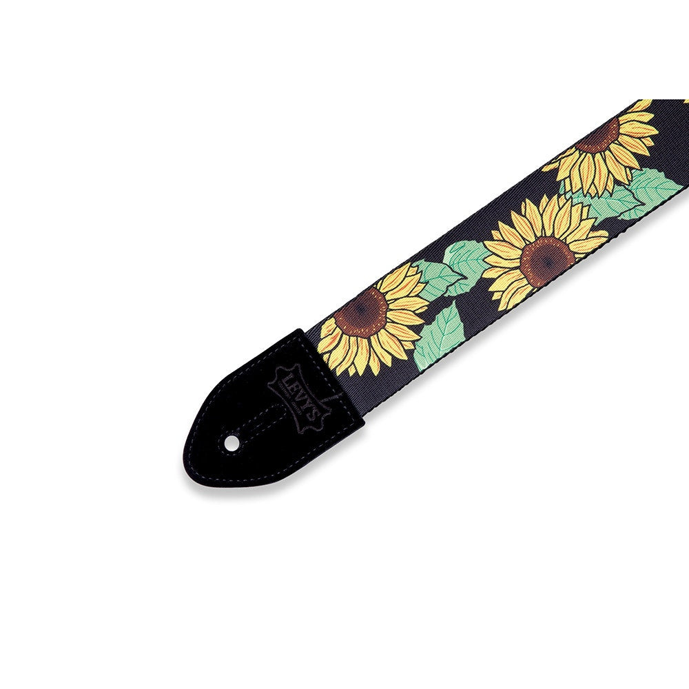 Levy's Leathers MP2-009 Print Series Sunflower Guitar Strap