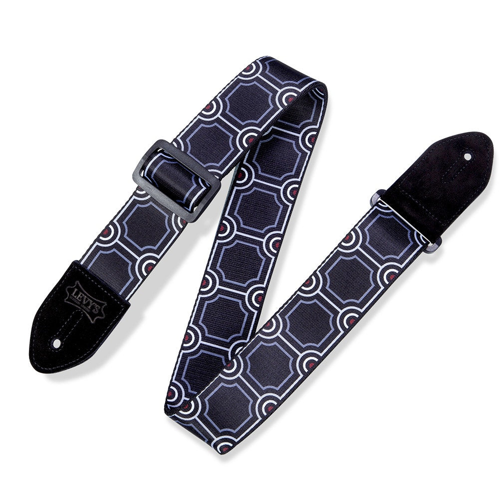 Levy's Leathers MPDP2-001 Print Series Deco Pillar Guitar Strap