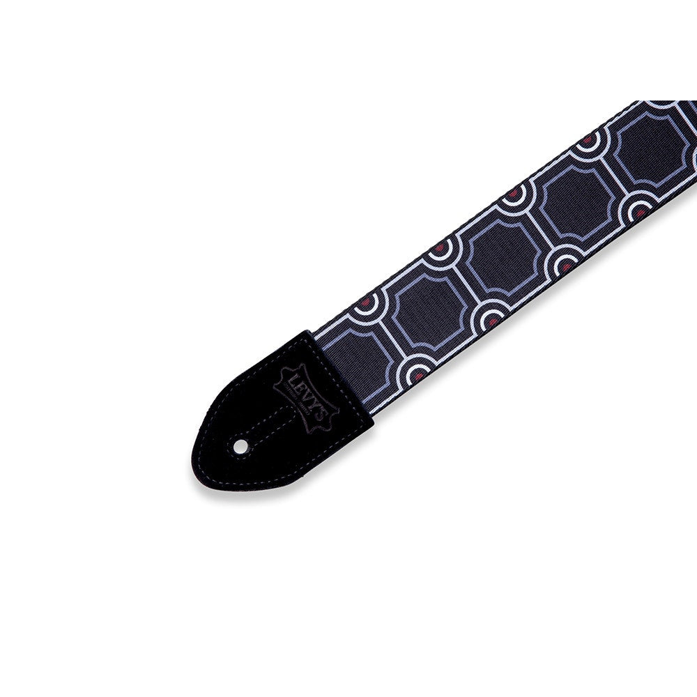 Levy's Leathers MPDP2-001 Print Series Deco Pillar Guitar Strap