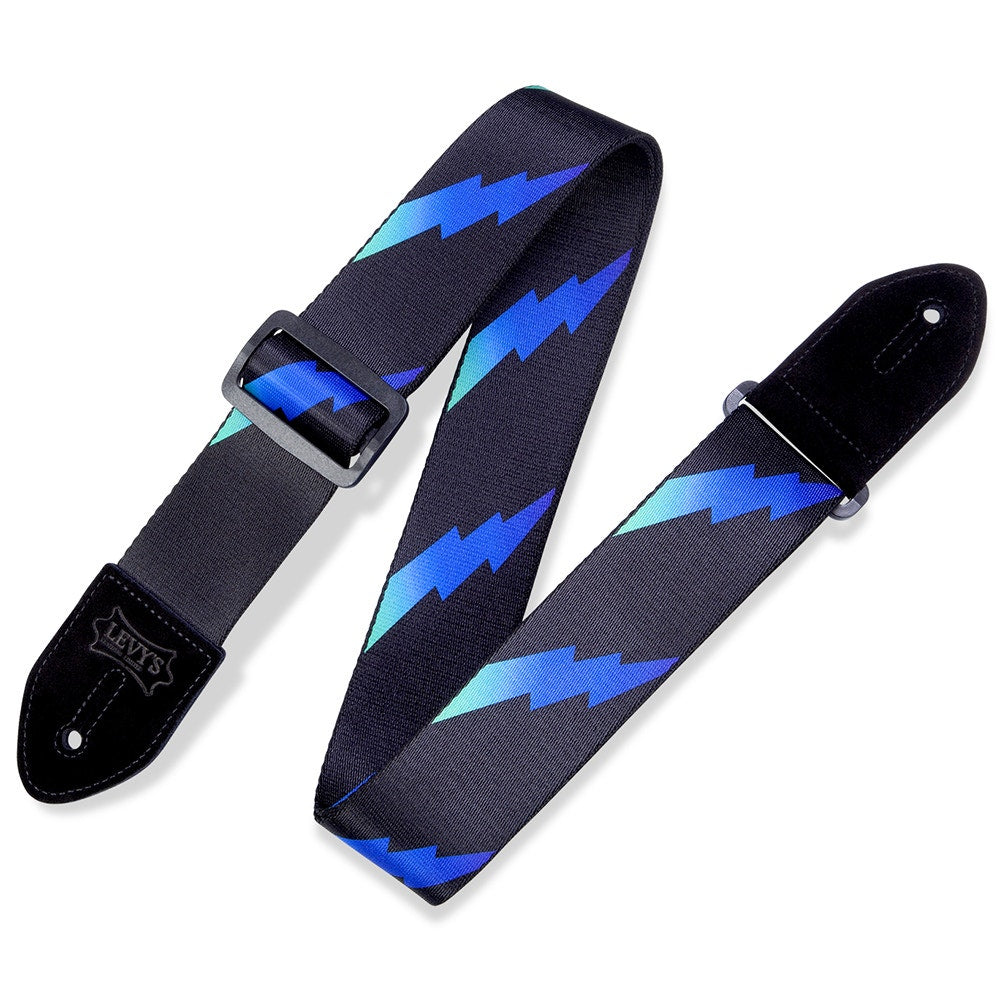 Levy's Leathers MPRB2-004 Print Series Rainbolt Guitar Strap