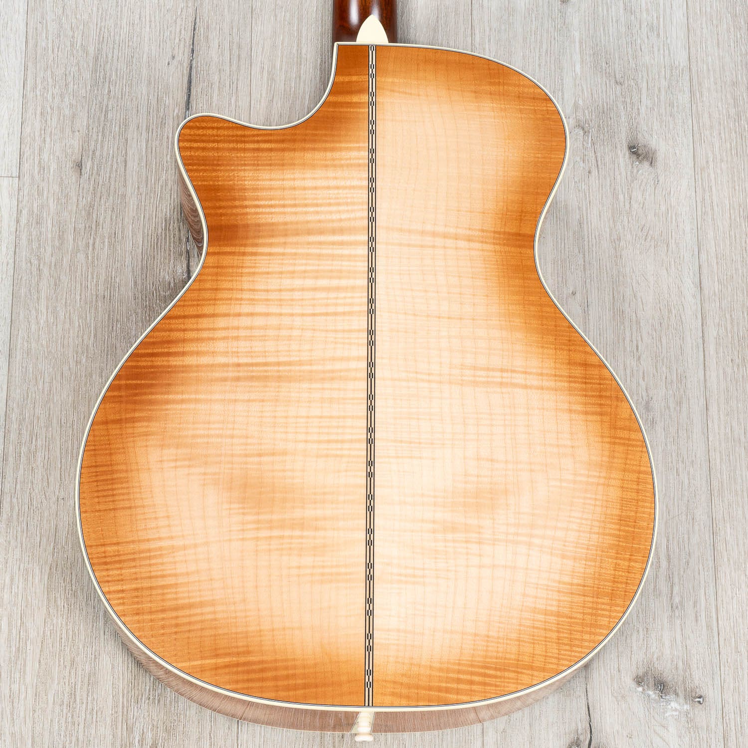 Martin Custom Shop GP-28 Grand Performance Cutaway Acoustic Guitar, Pacific Big Leaf Flamed Maple, Toasted Burst