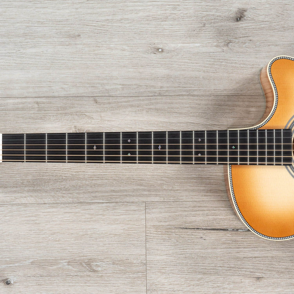Martin Custom Shop GP-28 Grand Performance Cutaway Acoustic Guitar, Pacific Big Leaf Flamed Maple, Toasted Burst
