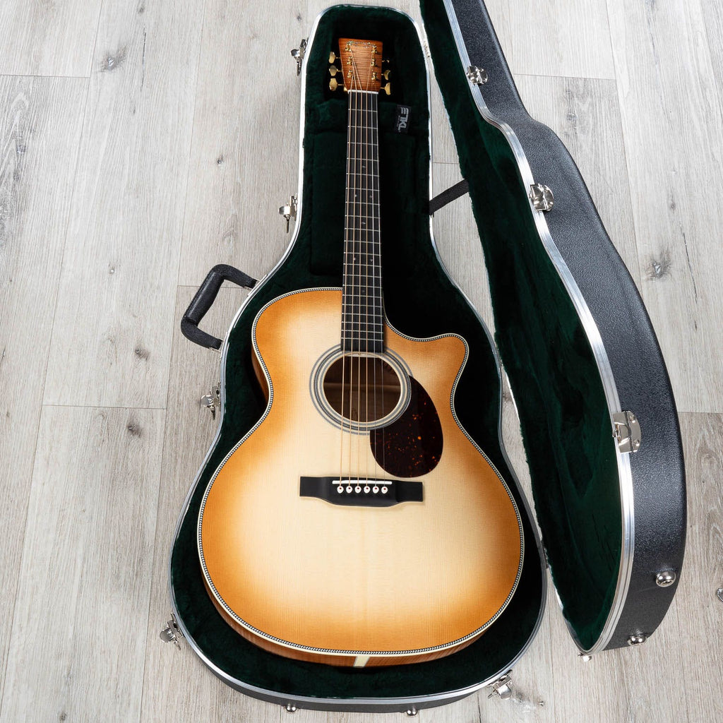 Martin Custom Shop GP-28 Grand Performance Cutaway Acoustic Guitar, Pacific Big Leaf Flamed Maple, Toasted Burst