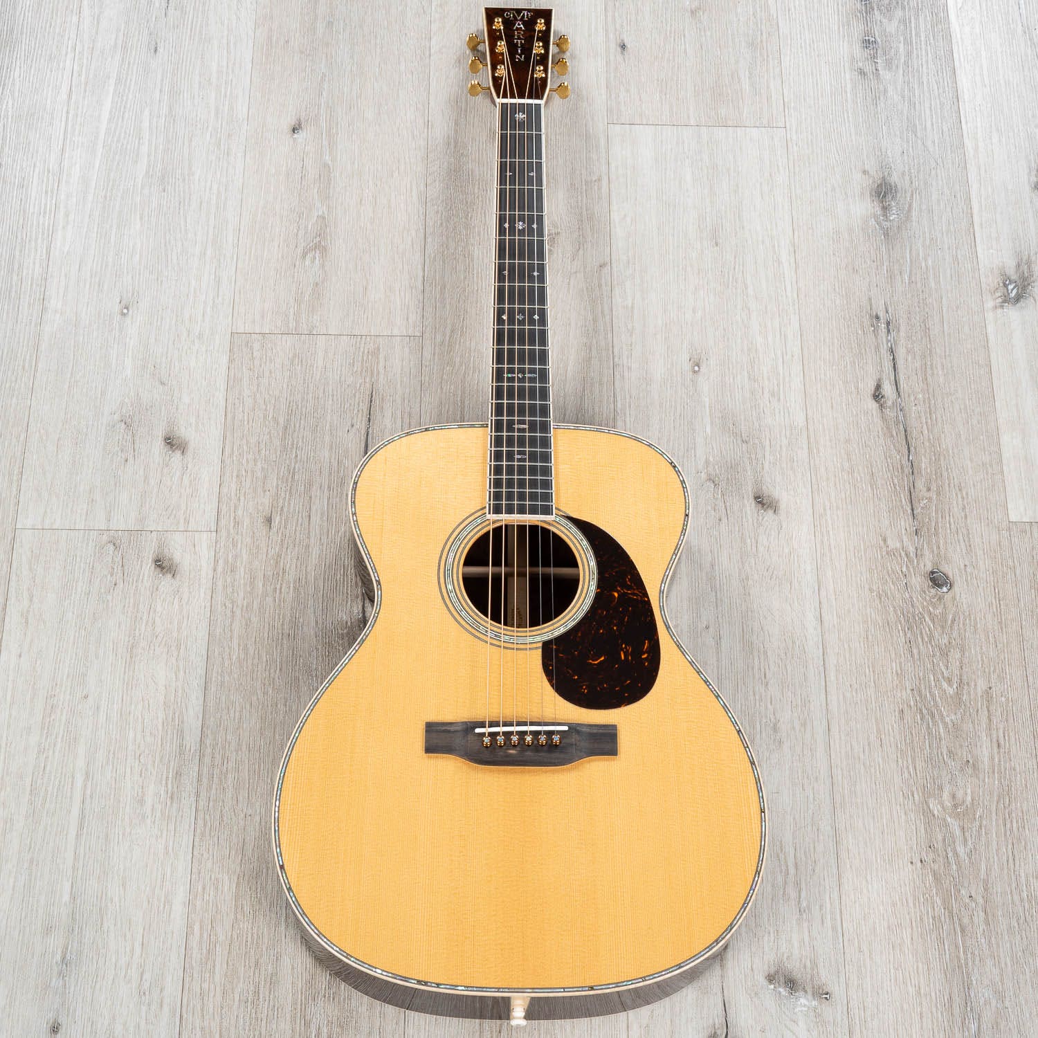 Martin Custom Shop 000-41 Inspired Acoustic Guitar, Wild Grain Indian Rosewood, VTS Sitka Spruce