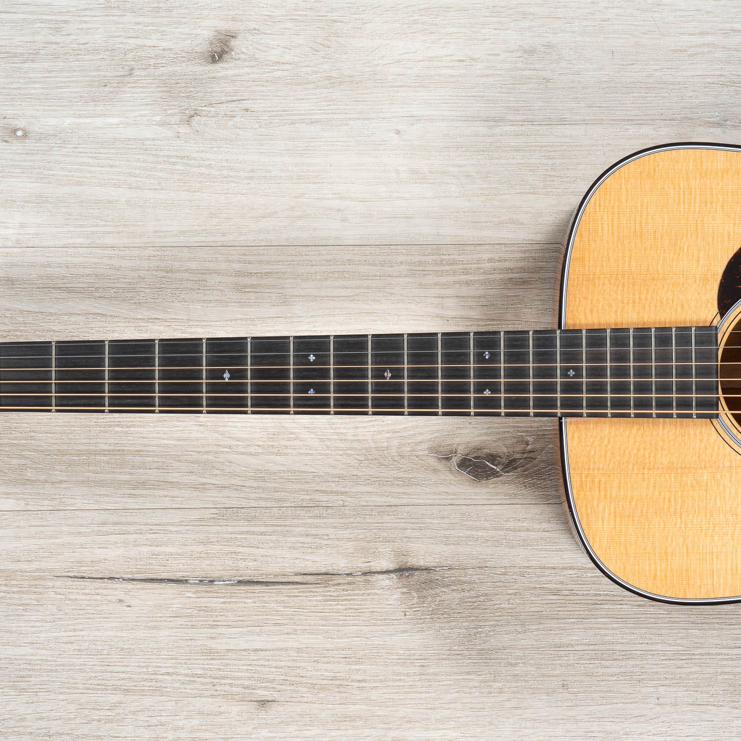 Martin Custom Shop D-28 Inspired Dreadnought Acoustic Guitar, Flamed Koa Back & Sides, VTS Sitka Spruce Top