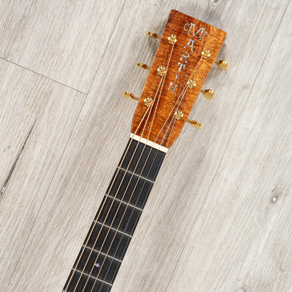 Martin Custom Shop D-28 Inspired Dreadnought Acoustic Guitar, Flamed Koa Back & Sides, VTS Sitka Spruce Top