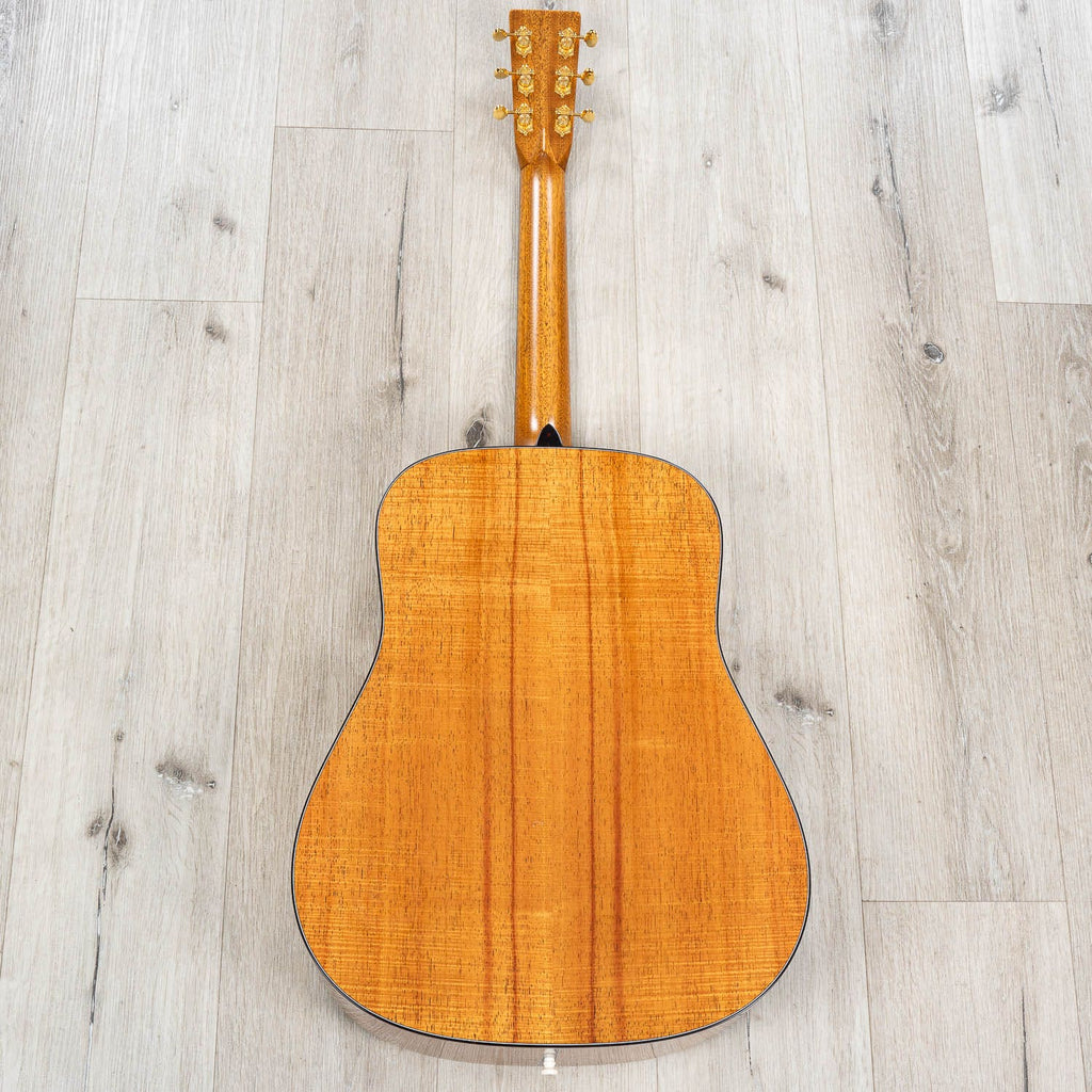 Martin Custom Shop D-28 Inspired Dreadnought Acoustic Guitar, Flamed Koa Back & Sides, VTS Sitka Spruce Top