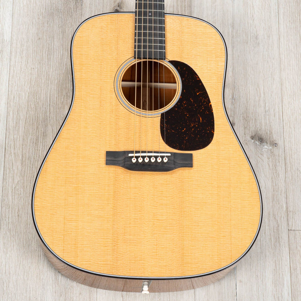 Martin Custom Shop D-28 Inspired Dreadnought Acoustic Guitar, Flamed Koa Back & Sides, VTS Sitka Spruce Top