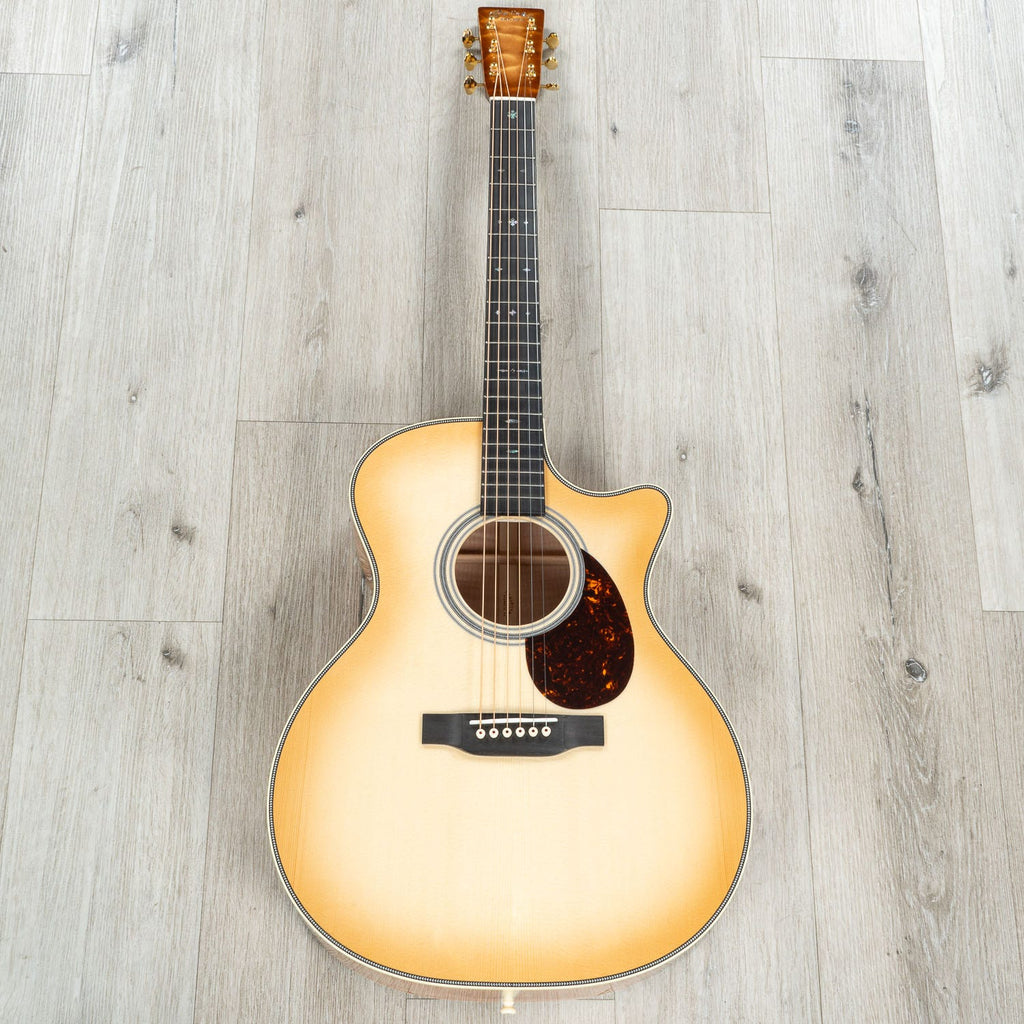 Martin Custom Shop GP-28 Grand Performance Venetian Cutaway Acoustic Guitar, Pacific Big Leaf Flamed Maple, Toasted Burst