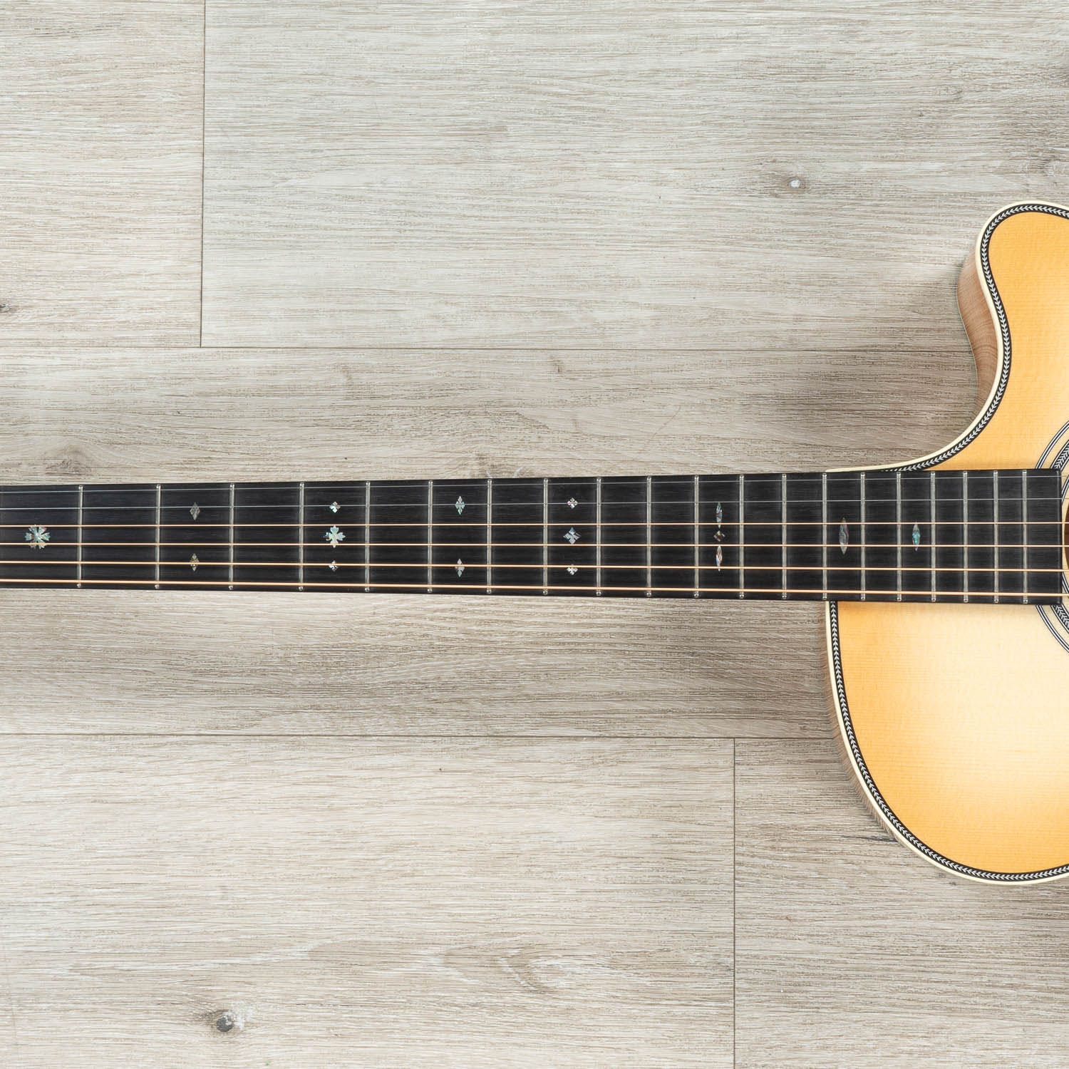 Martin Custom Shop GP-28 Grand Performance Venetian Cutaway Acoustic Guitar, Pacific Big Leaf Flamed Maple, Toasted Burst