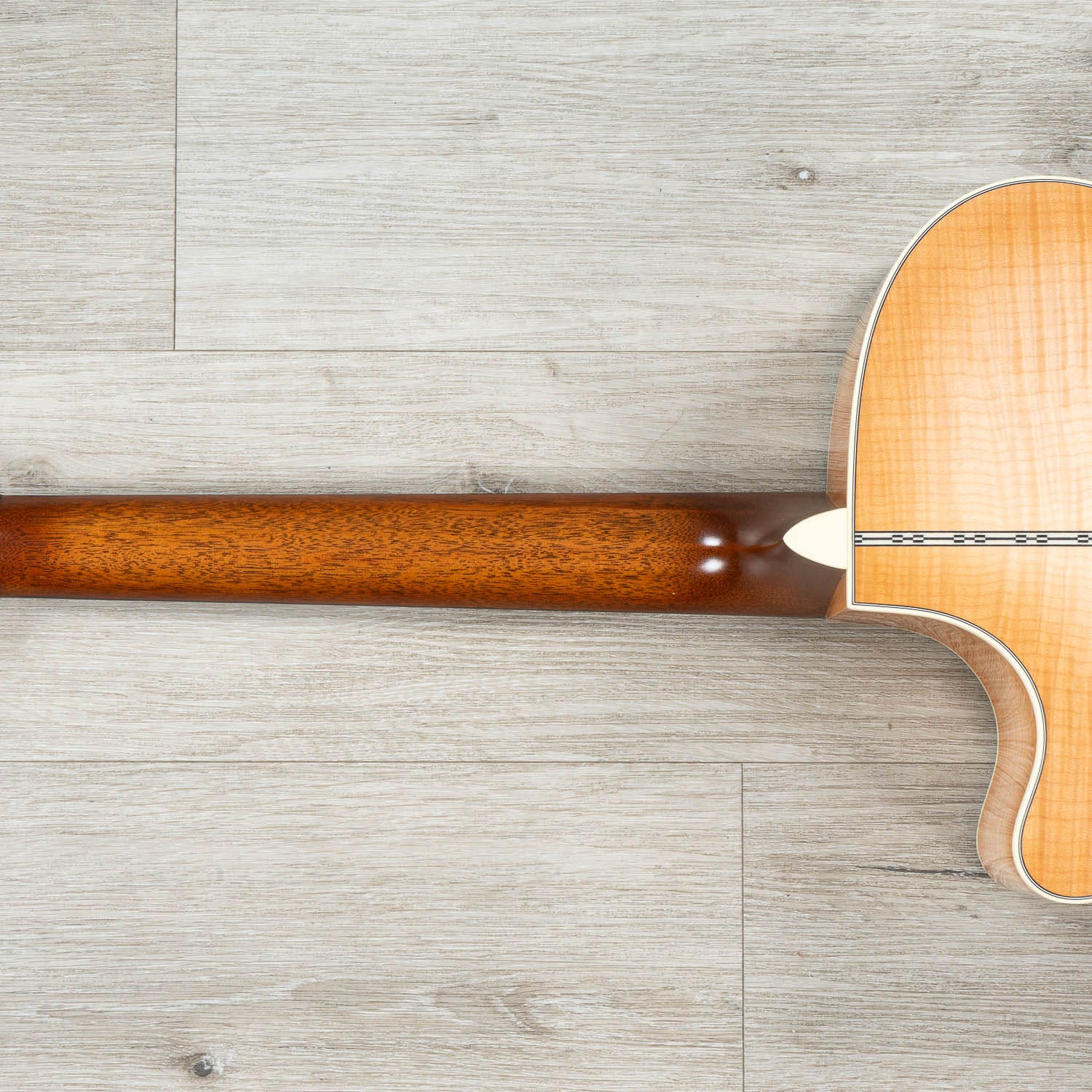 Martin Custom Shop GP-28 Grand Performance Venetian Cutaway Acoustic Guitar, Pacific Big Leaf Flamed Maple, Toasted Burst