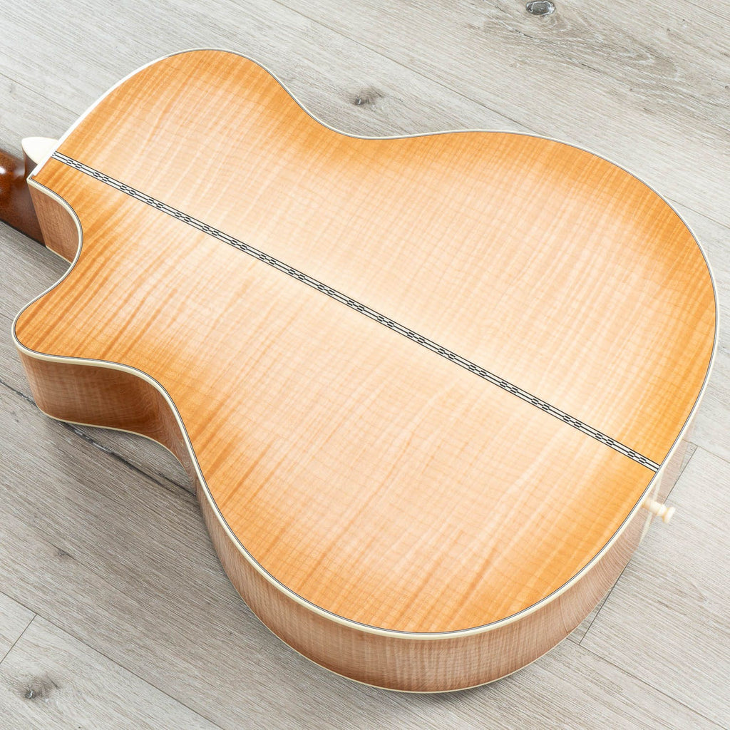 Martin Custom Shop GP-28 Grand Performance Venetian Cutaway Acoustic Guitar, Pacific Big Leaf Flamed Maple, Toasted Burst