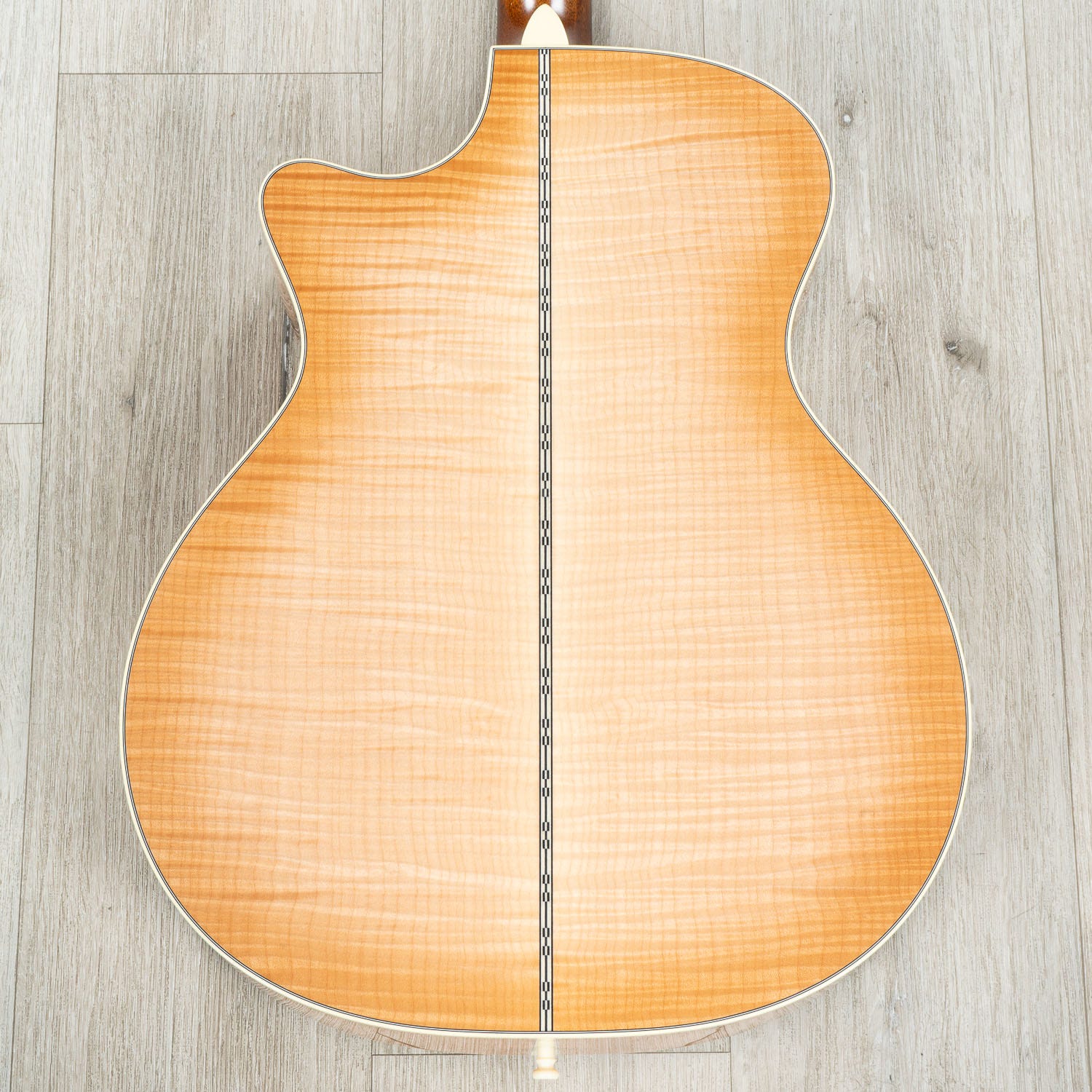 Martin Custom Shop GP-28 Grand Performance Venetian Cutaway Acoustic Guitar, Pacific Big Leaf Flamed Maple, Toasted Burst