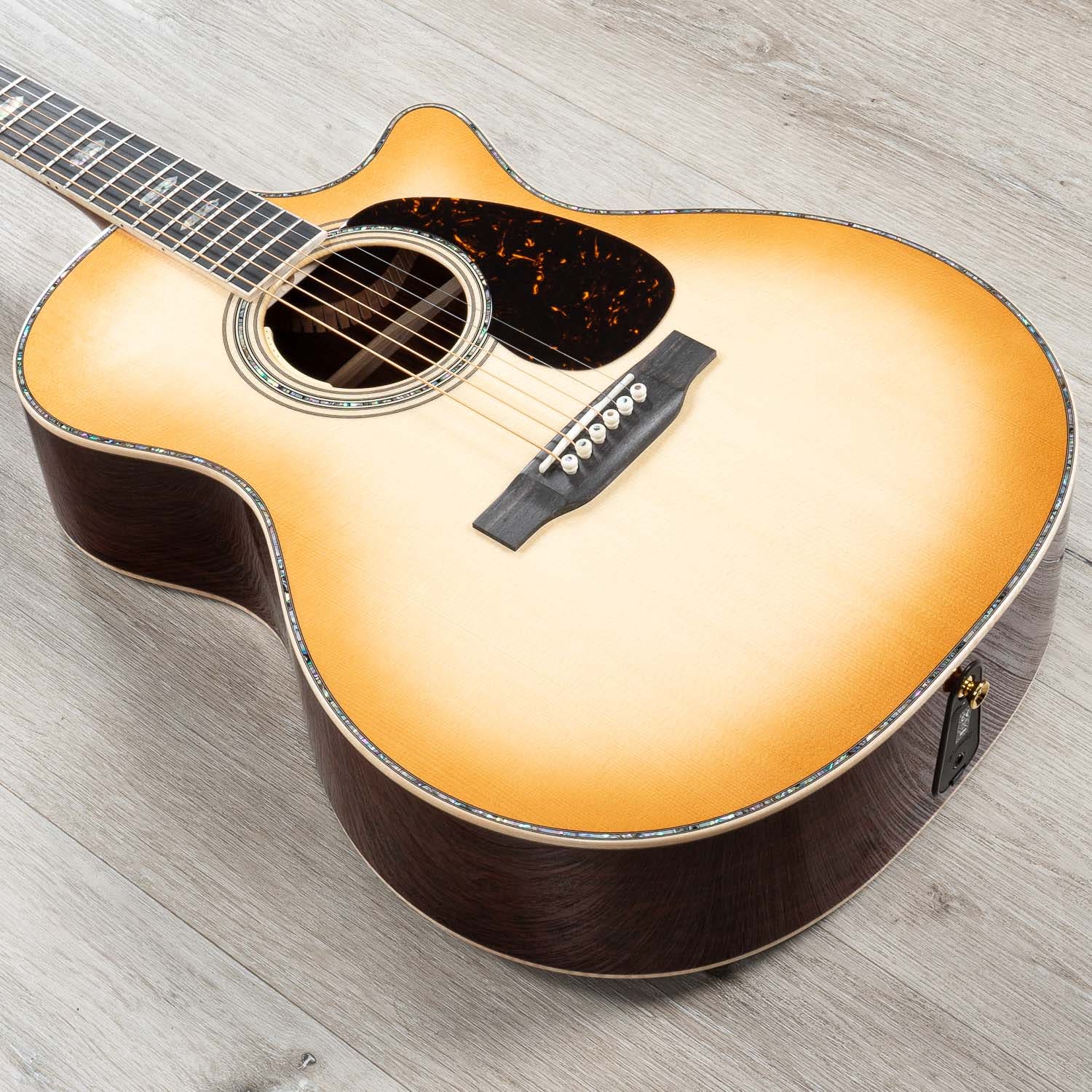 Martin Custom Shop GP-41 Grand Performance Cutaway Acoustic-Electric Guitar, Guatemalan Rosewood, Italian Alpine Spruce, Toasted Burst