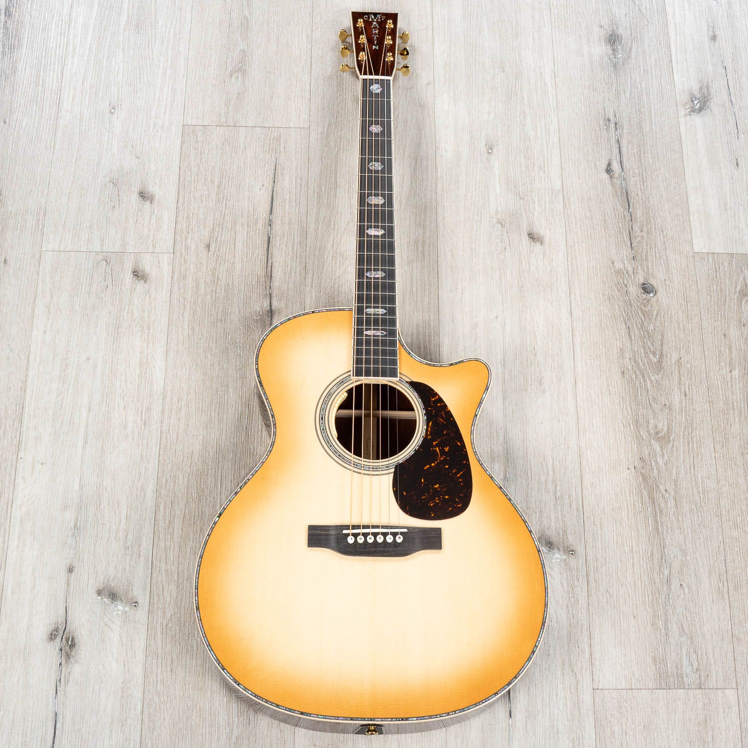 Martin Custom Shop GP-41 Grand Performance Cutaway Acoustic-Electric Guitar, Guatemalan Rosewood, Italian Alpine Spruce, Toasted Burst
