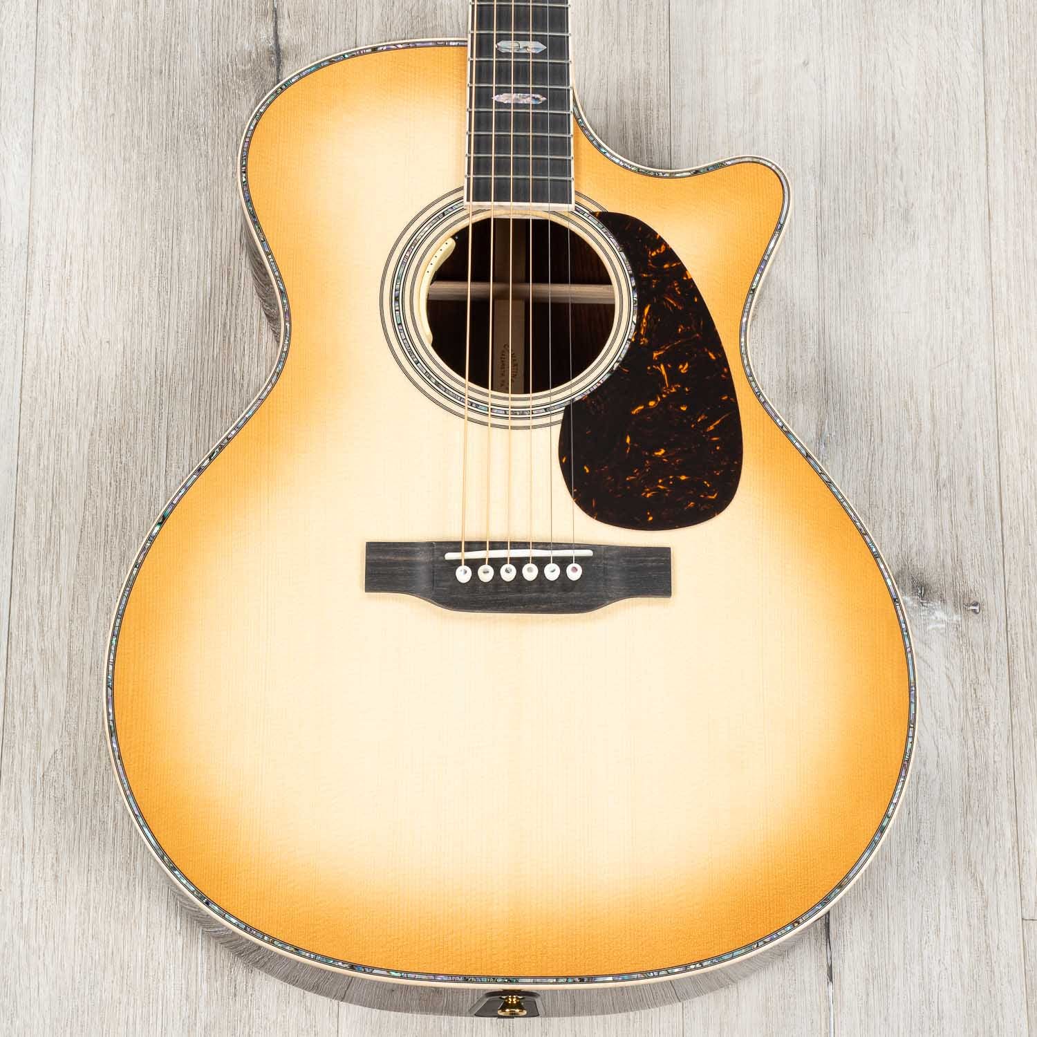 Martin Custom Shop GP-41 Grand Performance Cutaway Acoustic-Electric Guitar, Guatemalan Rosewood, Italian Alpine Spruce, Toasted Burst