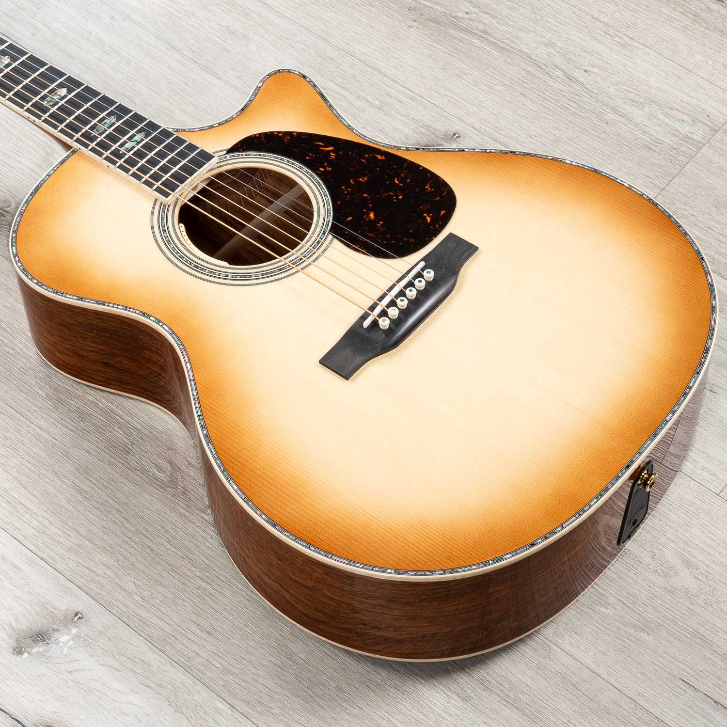 Martin Custom Shop GP-41 Grand Performance Cutaway Acoustic-Electric Guitar, Guatemalan Rosewood, Toasted Burst