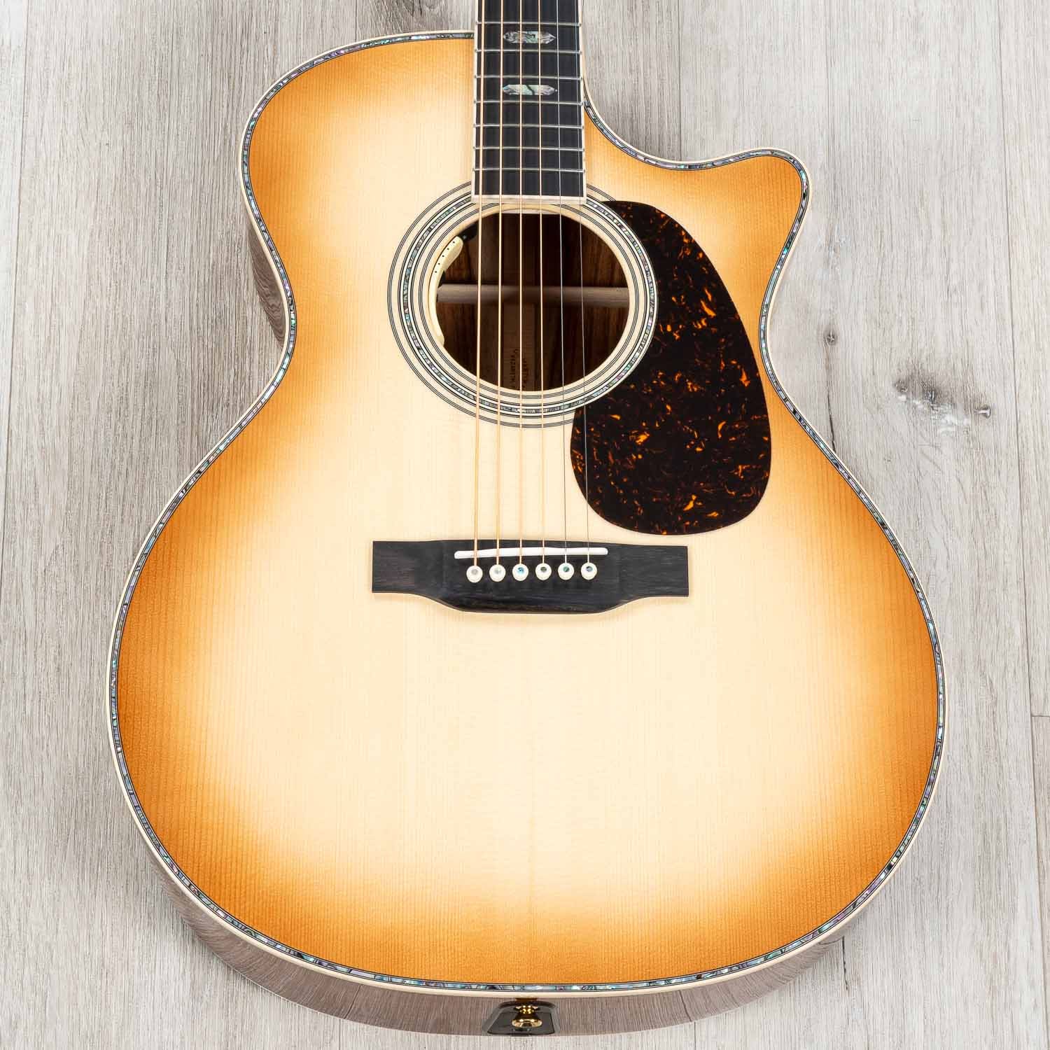 Martin Custom Shop GP-41 Grand Performance Cutaway Acoustic-Electric Guitar, Guatemalan Rosewood, Toasted Burst
