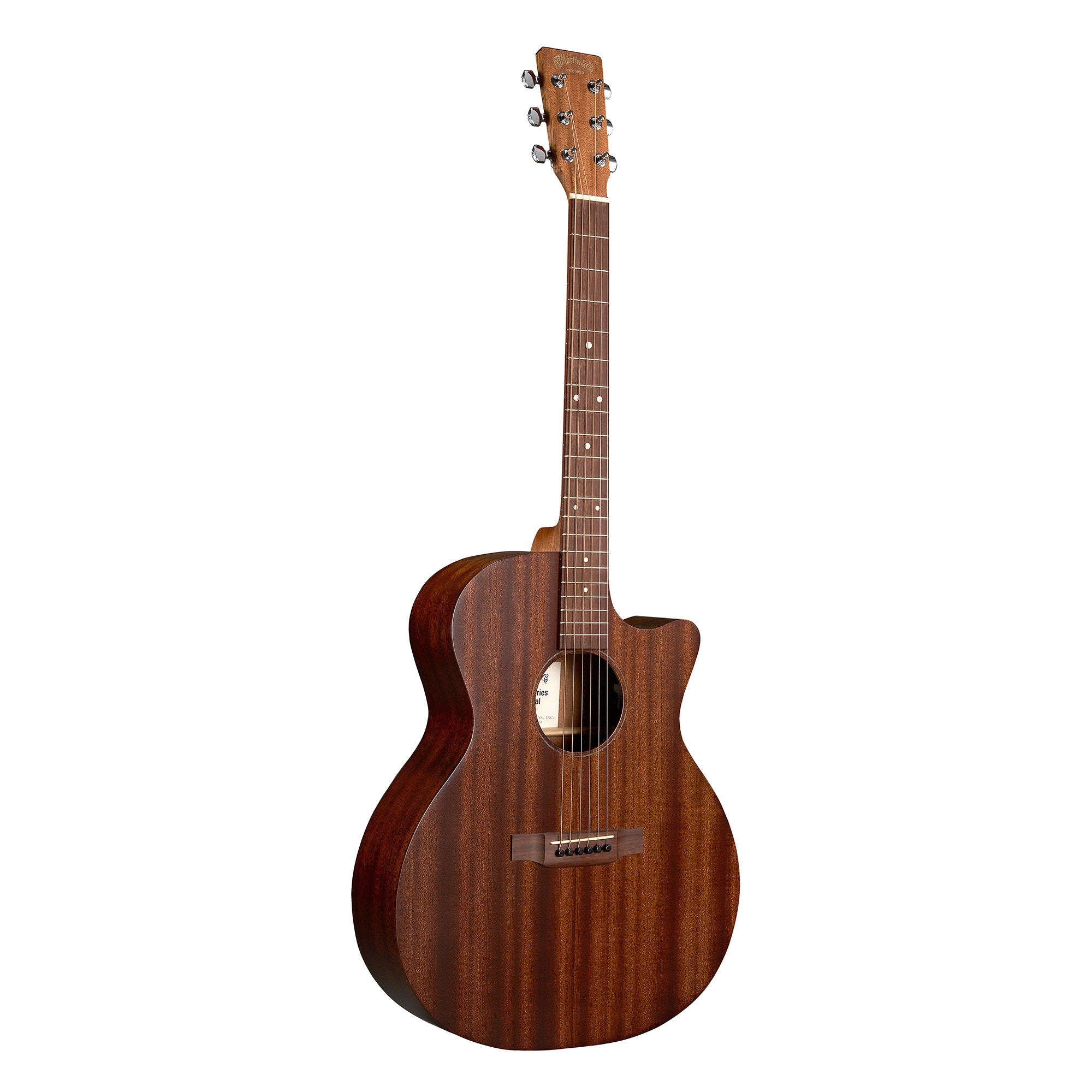 Martin Road Series GPC-10E Grand Performance Acoustic-Electric Guitar, Solid Sapele Top