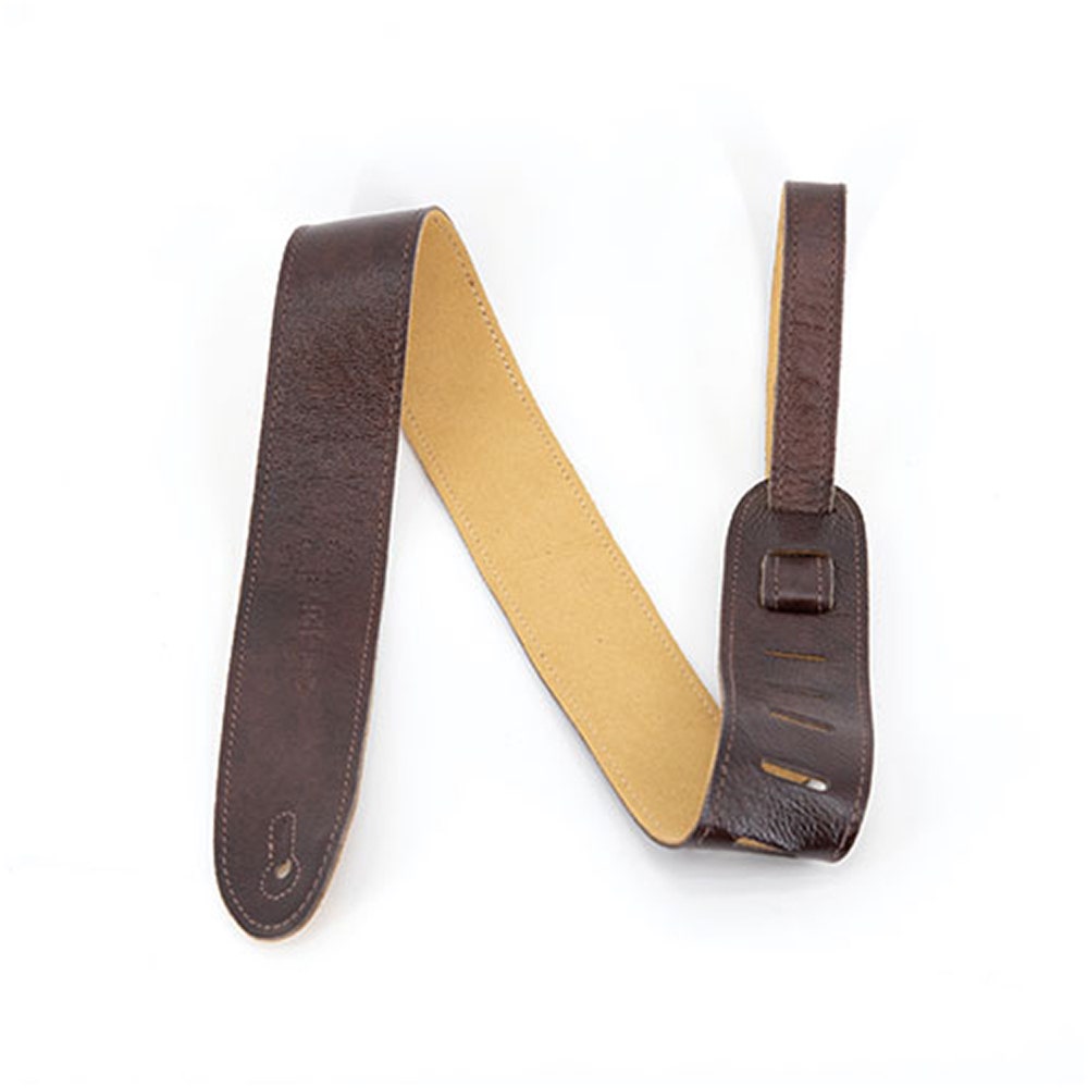 Martin Guitars 18A0100 Soft Leather Guitar Bass Strap, 2'' Width, 36.5'' - 49'' Length