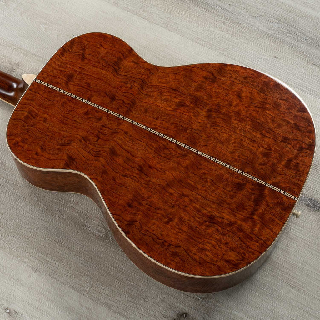 Martin Custom Shop D-28 Inspired Quilt Bubinga Dreadnought Acoustic Guitar, Sitka Spruce Top