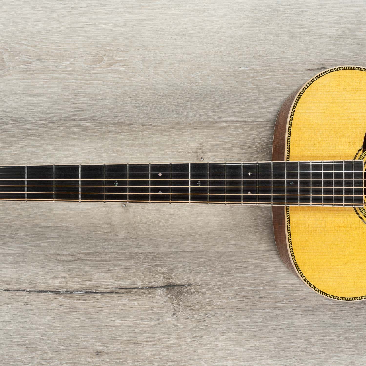 Martin Custom Shop D-28 Inspired Quilt Bubinga Dreadnought Acoustic Guitar, Sitka Spruce Top